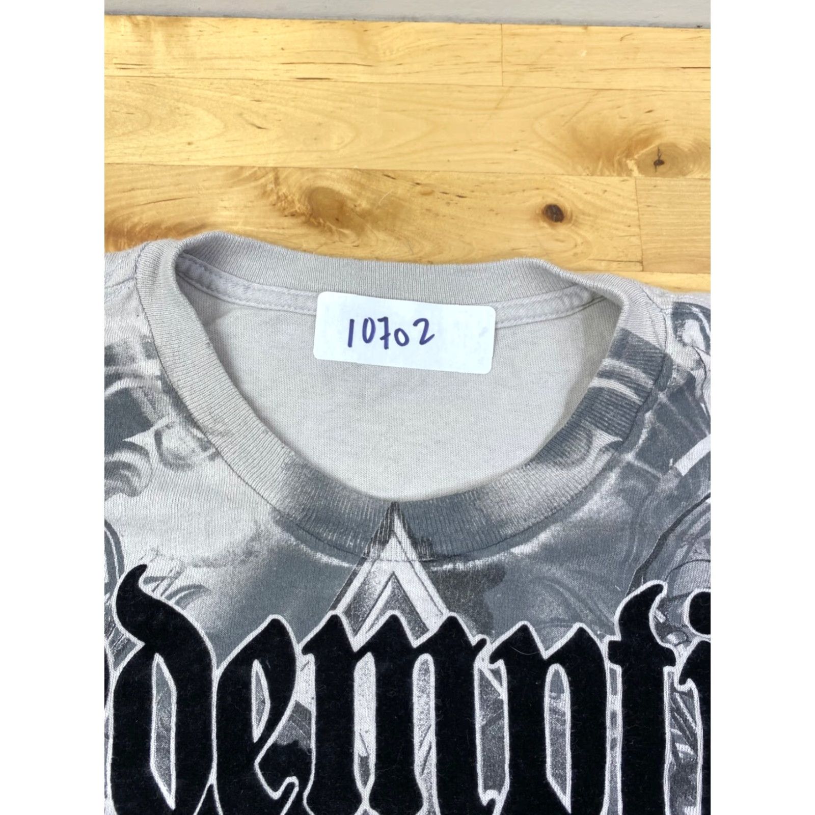 Vintage VINTAGE Y2K Redemption Cross Graphic T Shirt 3XL Grunge Cyber Goth White Men Short Sleeve 3XL Size US XXL / EU 58 / 5 - 3 Thumbnail