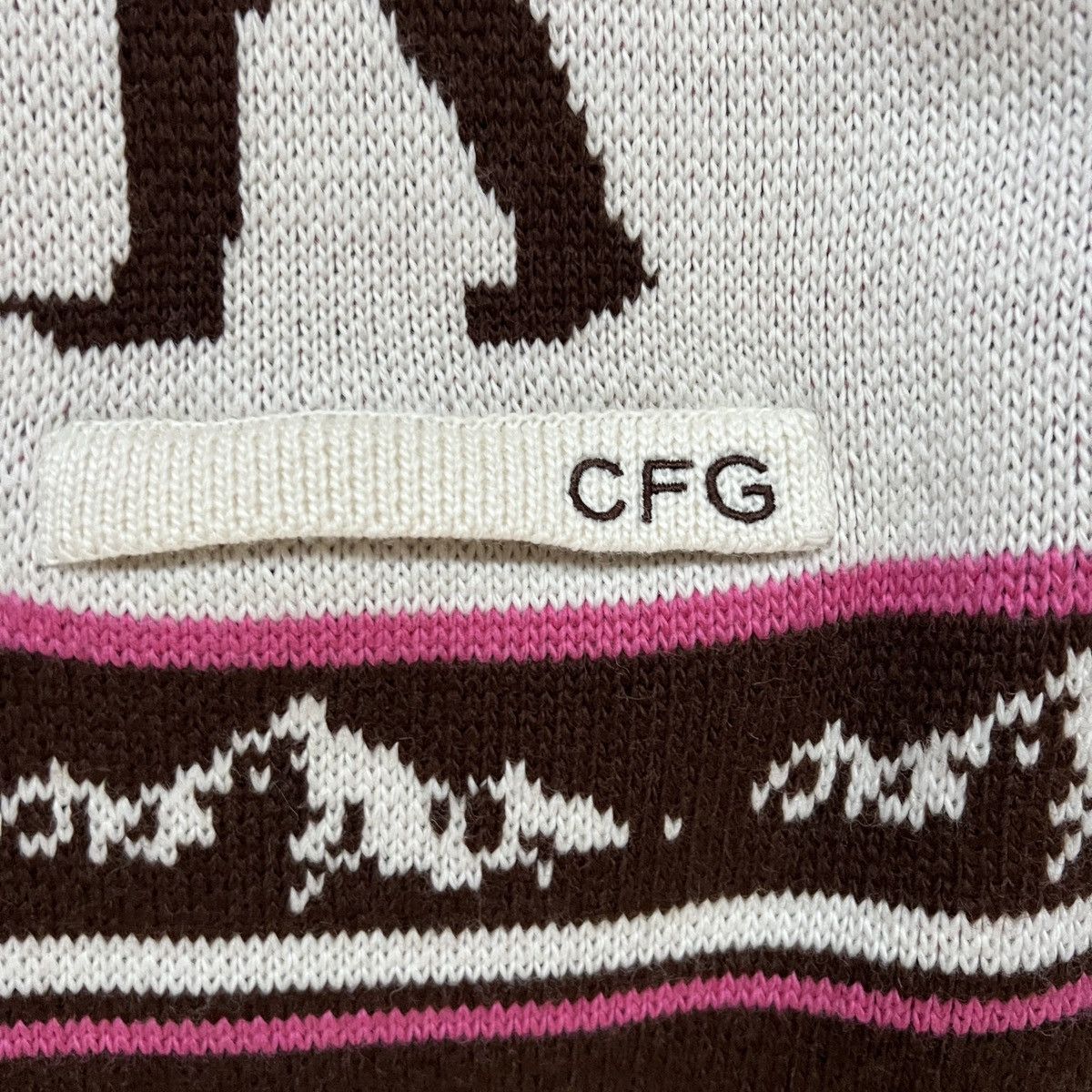 Golf Wang × Golf le Fleur Gold le fleur cowichan knit Size US L / EU 52-54 / 3 - 3 Thumbnail