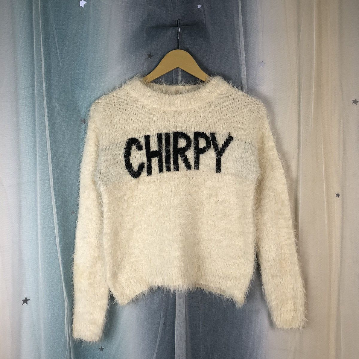 Avail Avant Grade White Mohair Knitwear #893