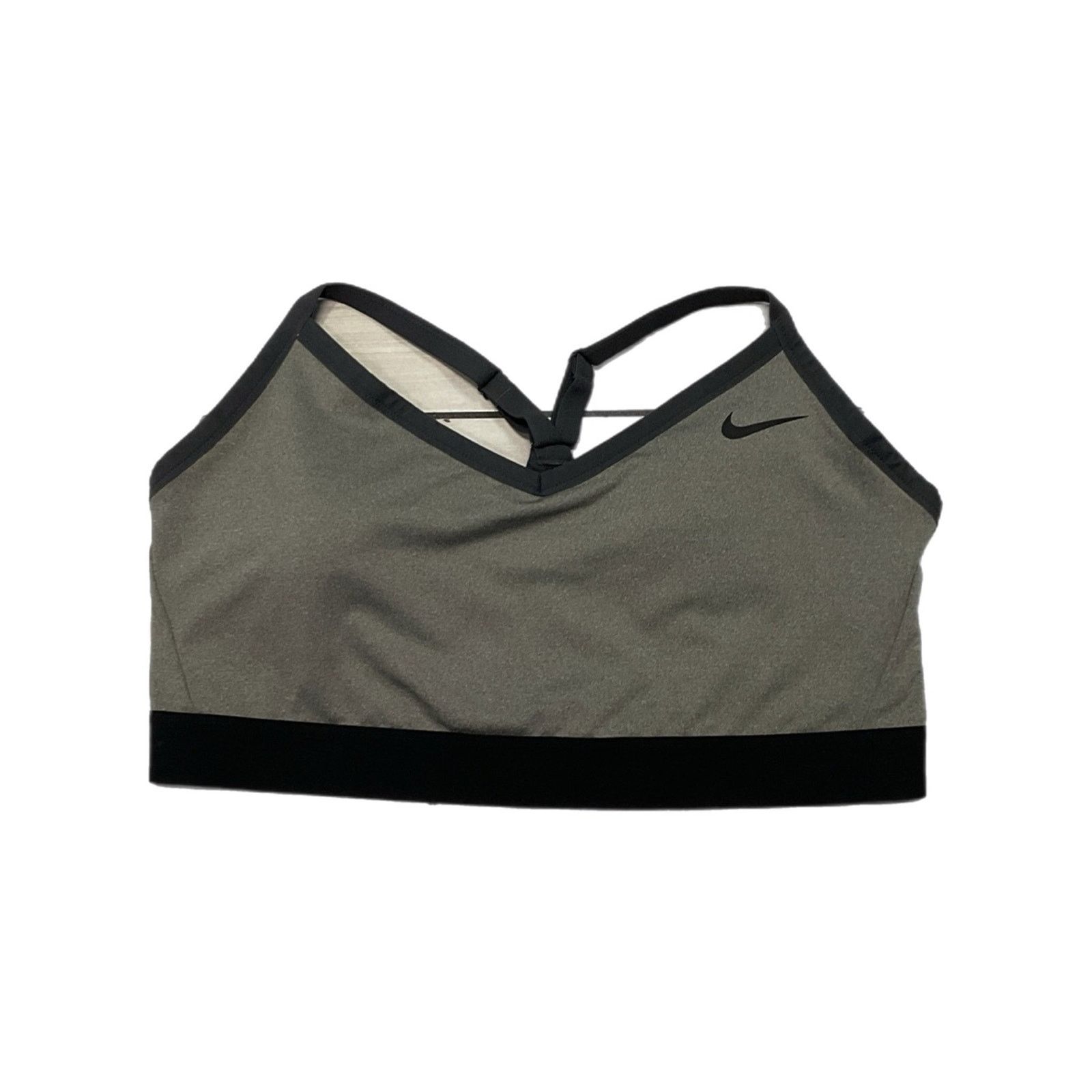 Nike Nike Dri-FIT Gray & Black Sports Bra Size XL / US 12-14 / IT 48-50 - 1 Thumbnail