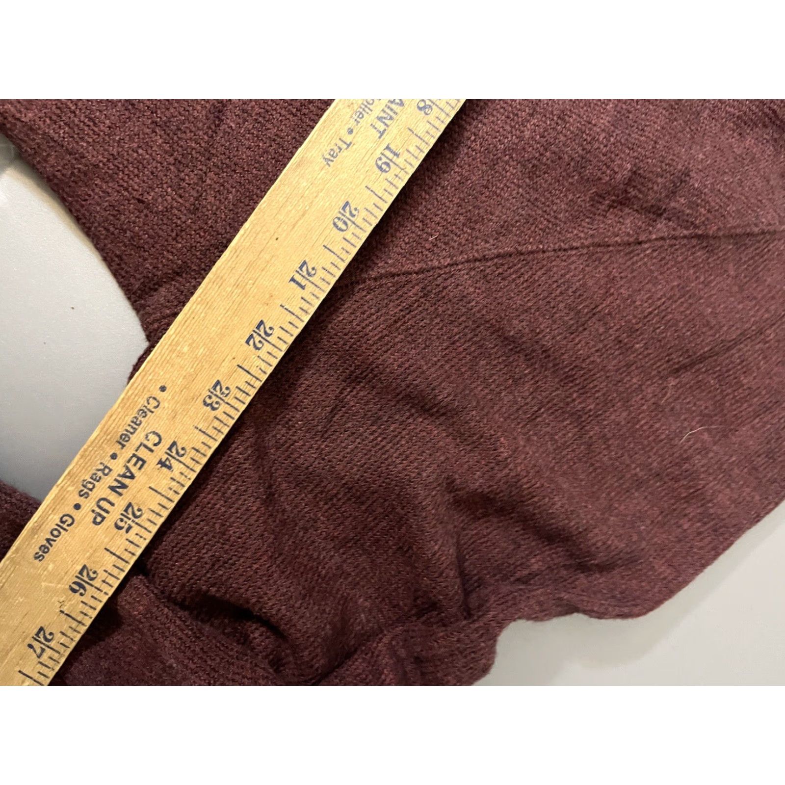 Banana Republic Banana Republic Pullover Sweater Mens Large Maroon Cotton Blend Long Sleeve Knit Shirt Knit Crew Neck Casual Fall Winter 90s Preppy Logo Mens Regular Size US L / EU 52-54 / 3 - 6 Thumbnail