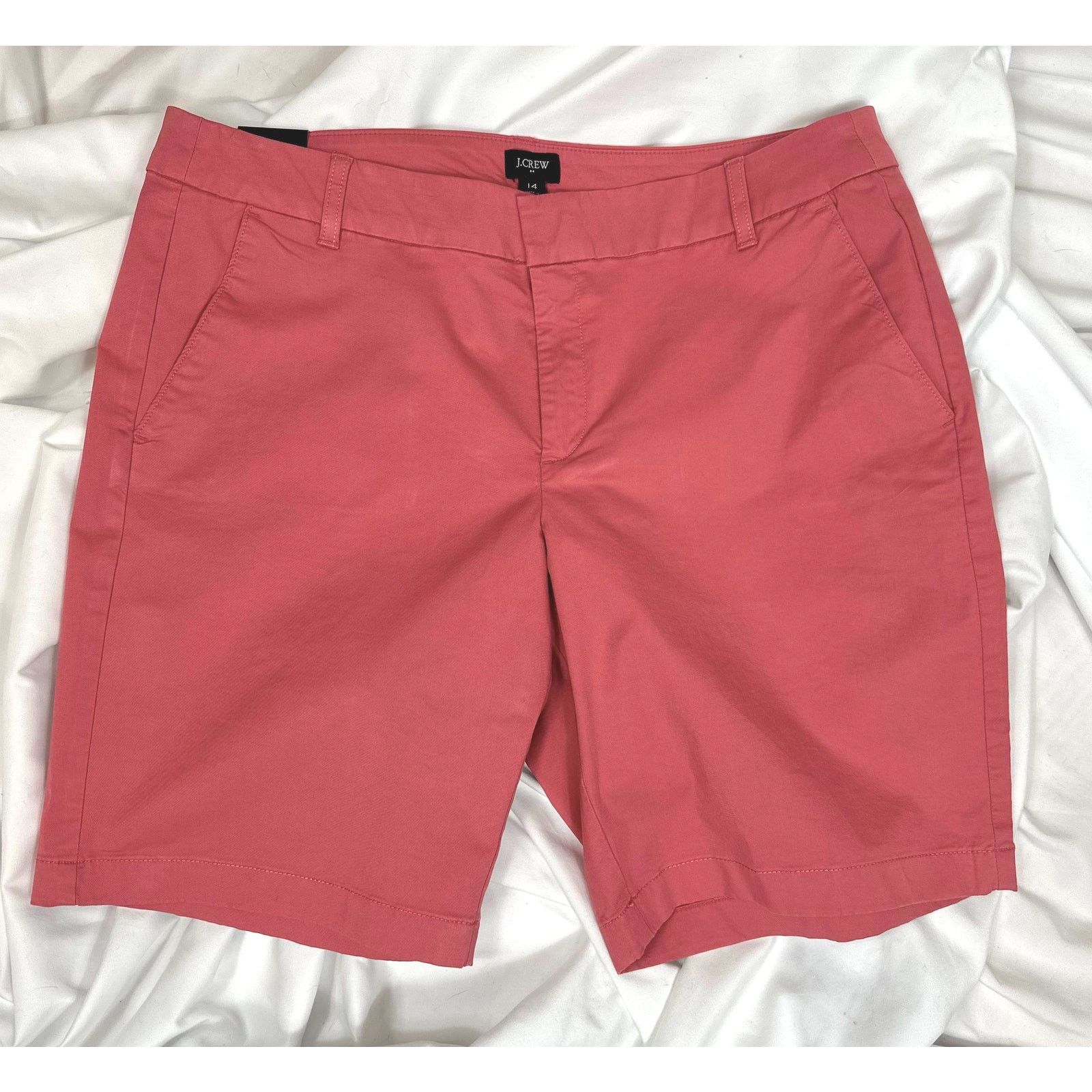 J.Crew Re-Imagined by J Crew Classic Twill Chino Shorts Salmon 14 Size 36" / US 14 / IT 50 - 6 Thumbnail