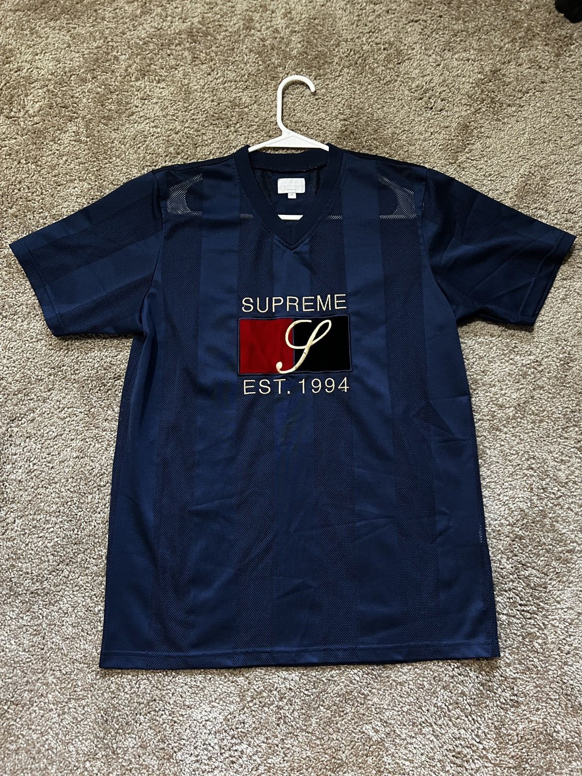 Supreme Supreme Velvet Logo Jersey Size US M / EU 48-50 / 2 - 1 Thumbnail