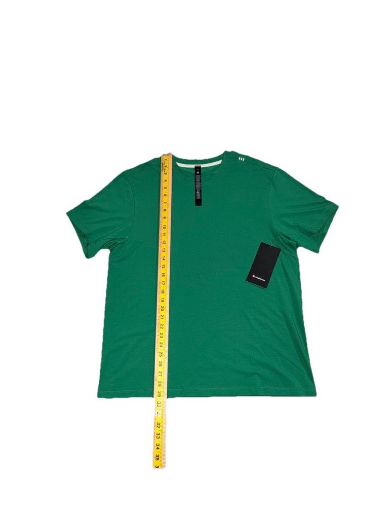 Lululemon LULULEMON ZEROED IN SHORT SLEEVE RACERWAY GREEN SIZE XL Size US XL / EU 56 / 4 - 8 Thumbnail
