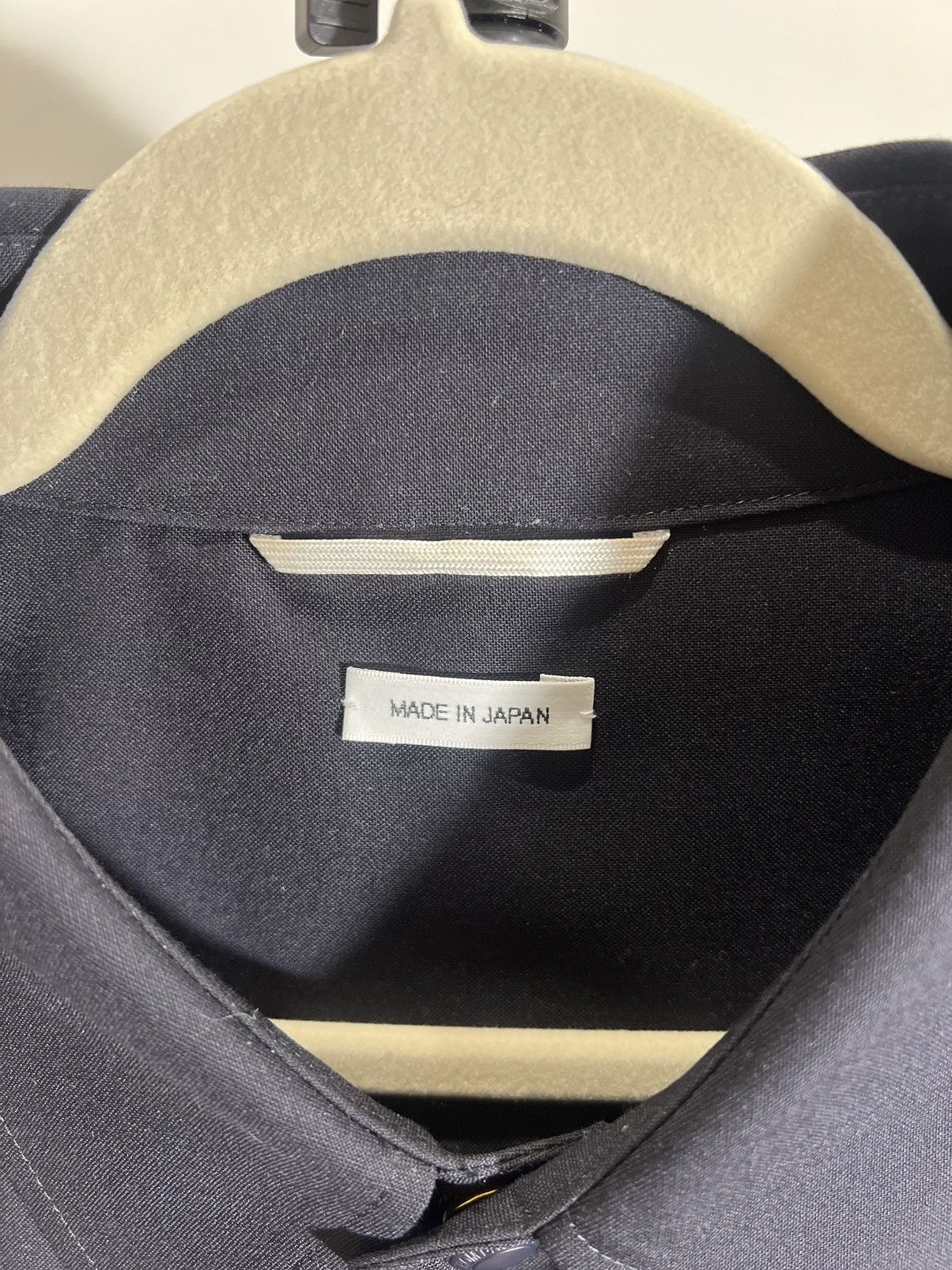 Thom Browne Thom Browne Navy 4-Bar Shirt Jacket Size 2 / M Size US M / EU 48-50 / 2 - 4 Thumbnail