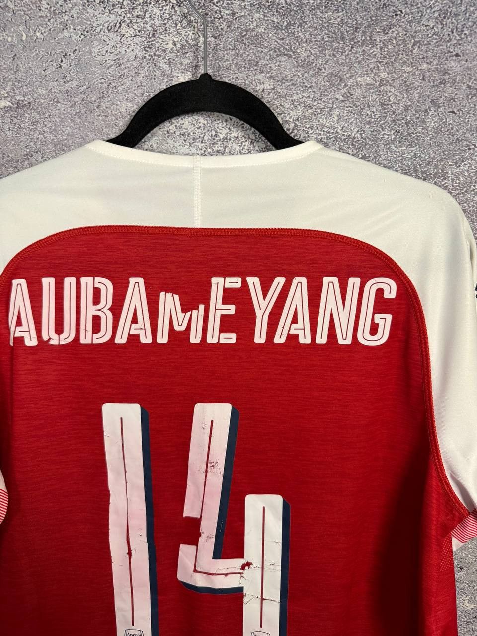 Puma × Vintage AUBAMEYANG Arsenal 2018/19 Puma Soccer Jersey Size US L / EU 52-54 / 3 - 14 Thumbnail