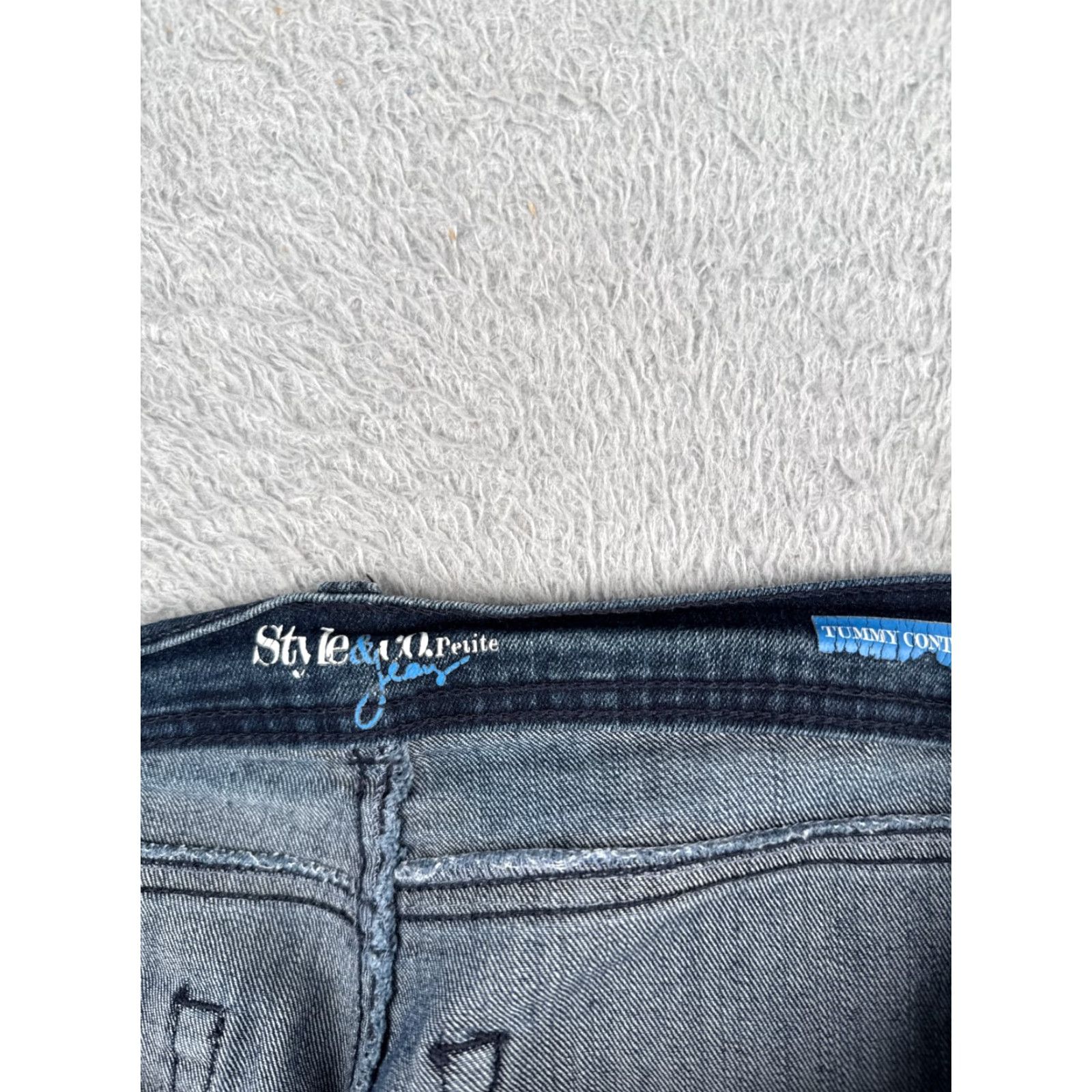 Vintage Style&Co Jeans Women 10P Denim Straight Leg Mid Rise 30x25 Blue Cotton 5-Pocket Size 32" / US 10 / IT 46 - 6 Thumbnail