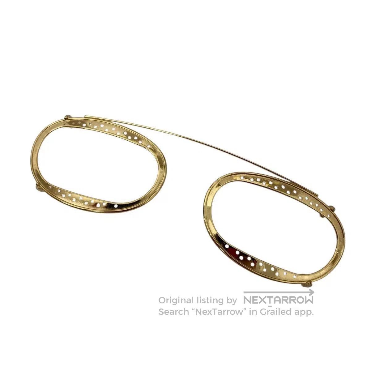 Jean Paul Gaultier jean paul gaultier gold circle sunglasses. Size ONE SIZE - 3 Thumbnail
