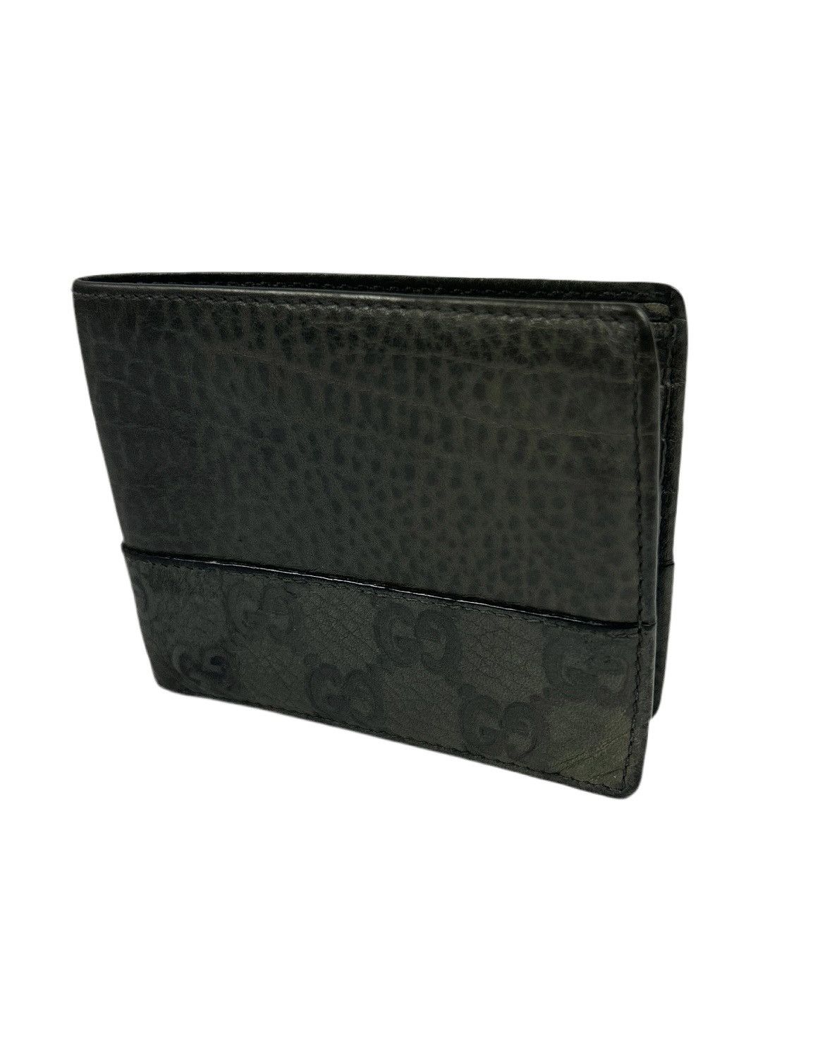 Gucci Gucci GG Monogram Leather Bifold Wallet Size ONE SIZE - 1 Thumbnail