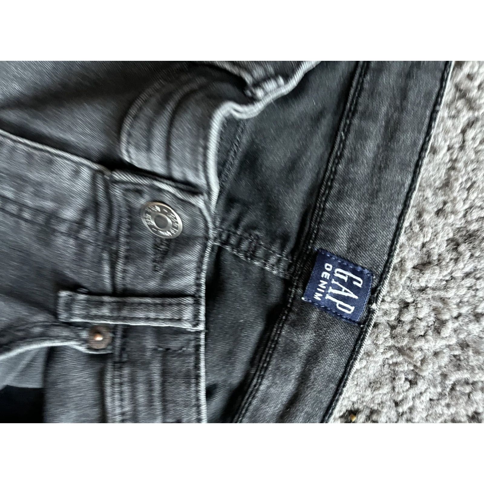Gap Gap Jeans Womens 27 Black Solid Jegging Denim Size 27" / US 4 / IT 40 - 5 Thumbnail