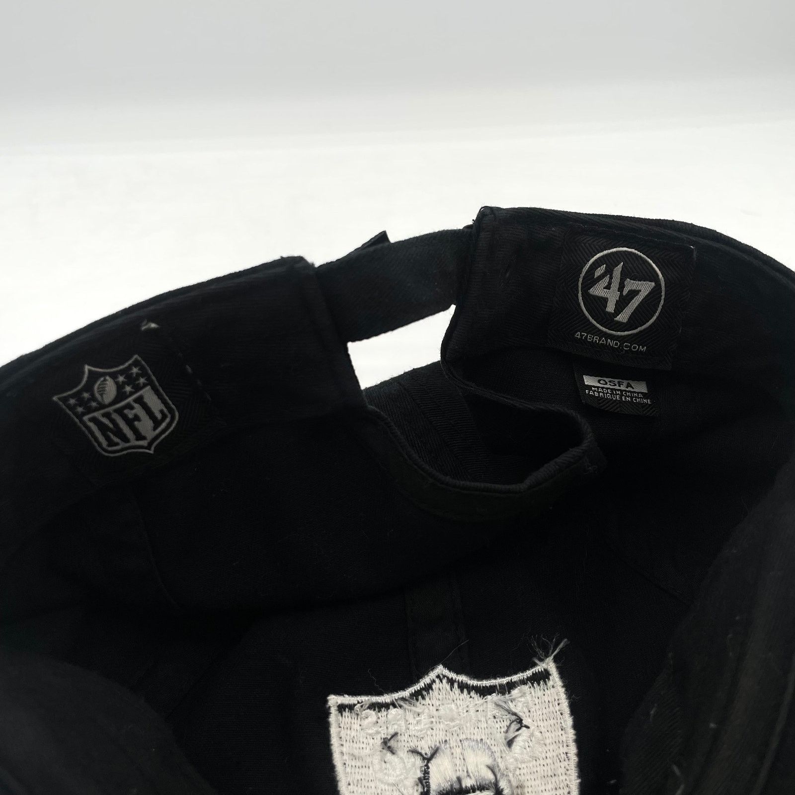 47 Brand Las Vegas Raiders Cap Black NFL Football '47 - Size OS Size ONE SIZE - 6 Thumbnail