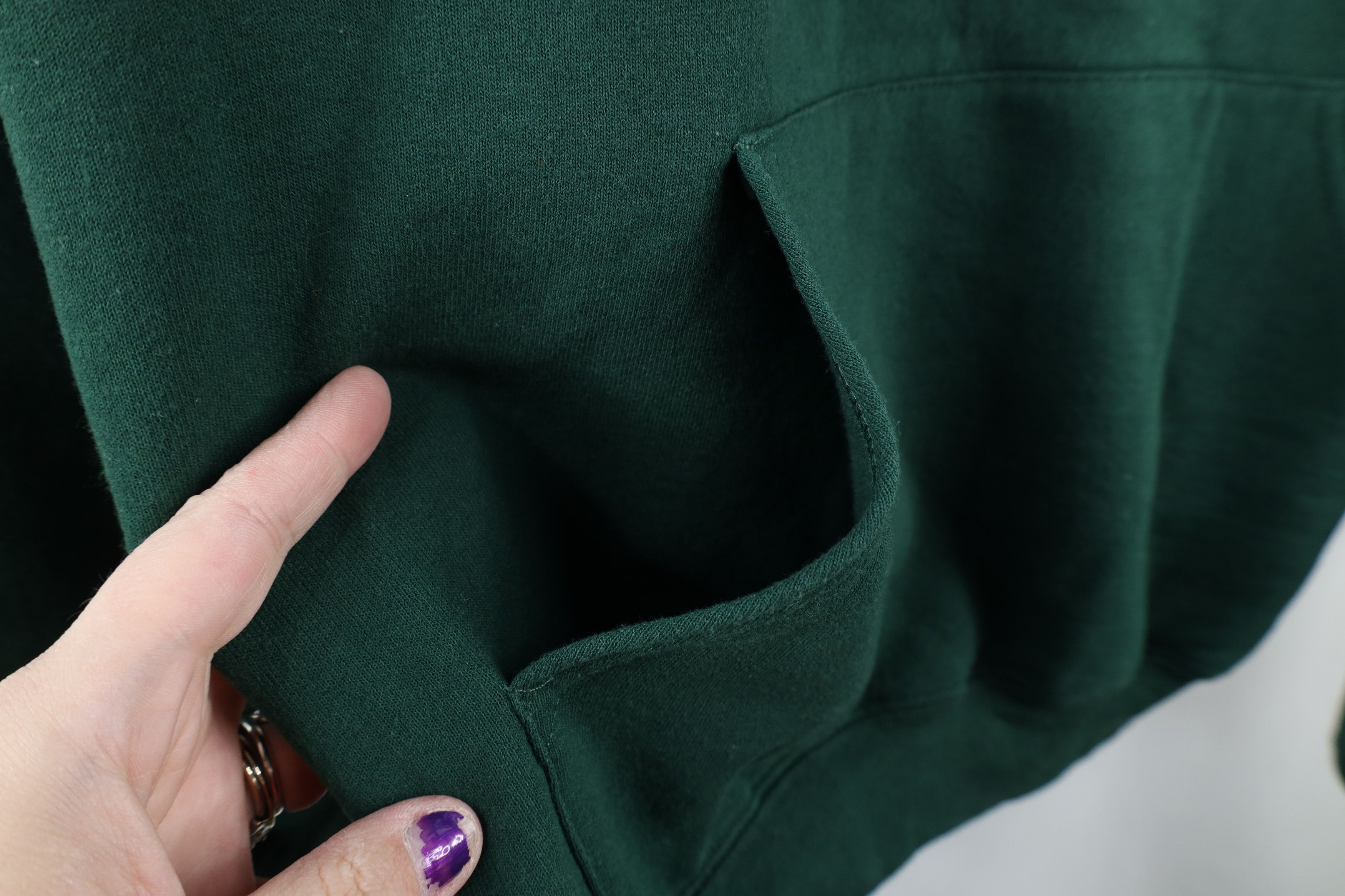 Vintage Vintage Michigan State University Hoodie Sweatshirt Green Size US XL / EU 56 / 4 - 5 Thumbnail