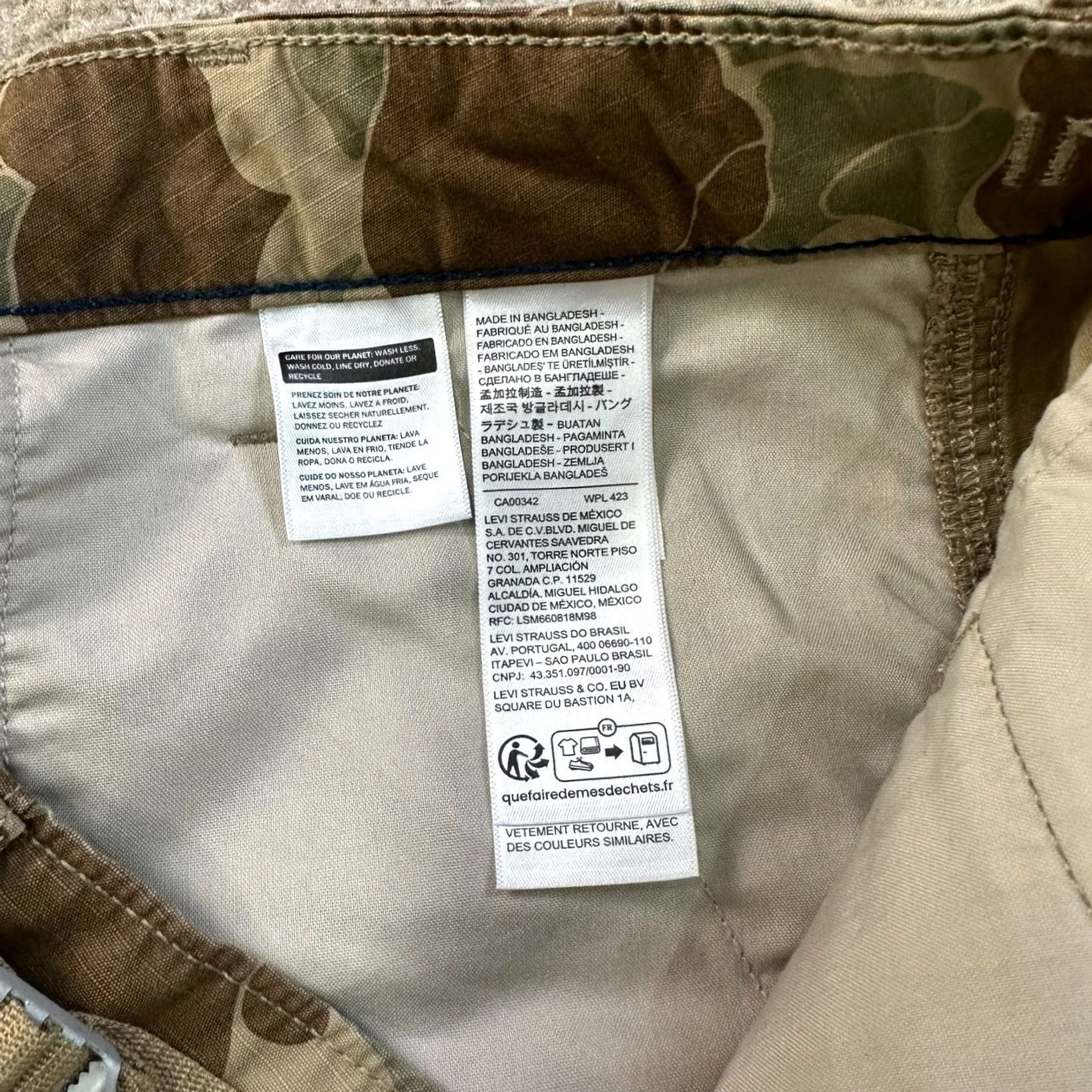 Levi's Levi's Cargo Pants Baggy Mens 34x30 Camo Brown Cotton Relaxed XX Cargo Baggy NWT Denim? Size US 34 / EU 50 - 6 Thumbnail