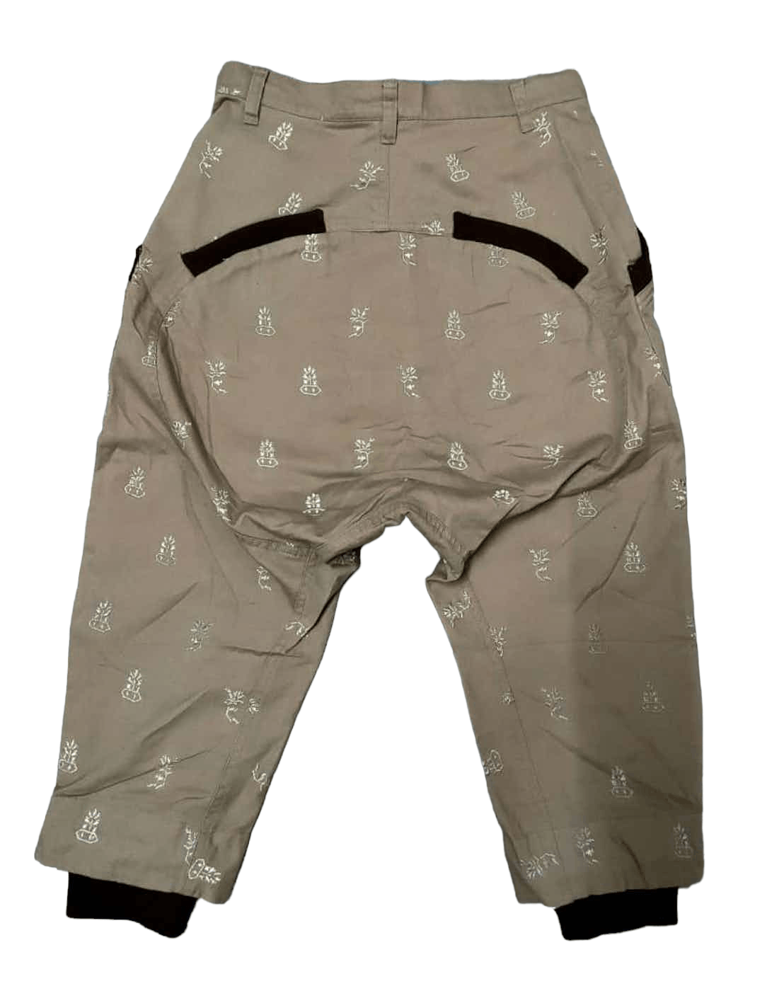 Issey Miyake Ne-Net Embroidered Cropped Pant Size 29" - 2 Thumbnail