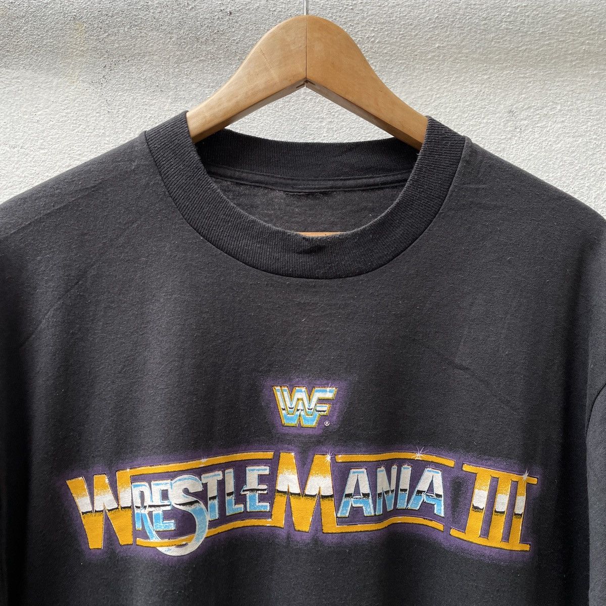 WWF Vintage WWF Wrestle Mania III T-Shirt XL Size US XL / EU 56 / 4 - 3 Thumbnail