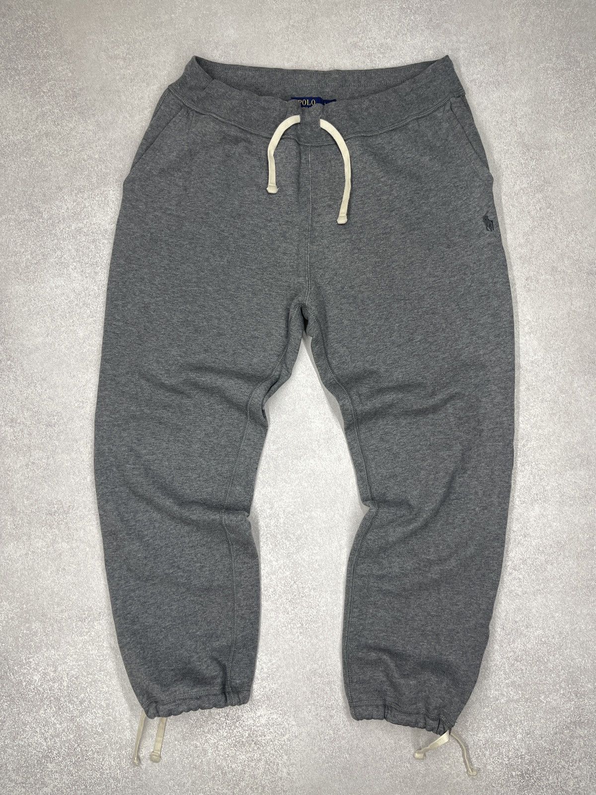 Polo Ralph Lauren Mens Polo Ralph Lauren Sweatpants Grey Y2K Rugby Size L Size US 34 / EU 50 - 2 Thumbnail