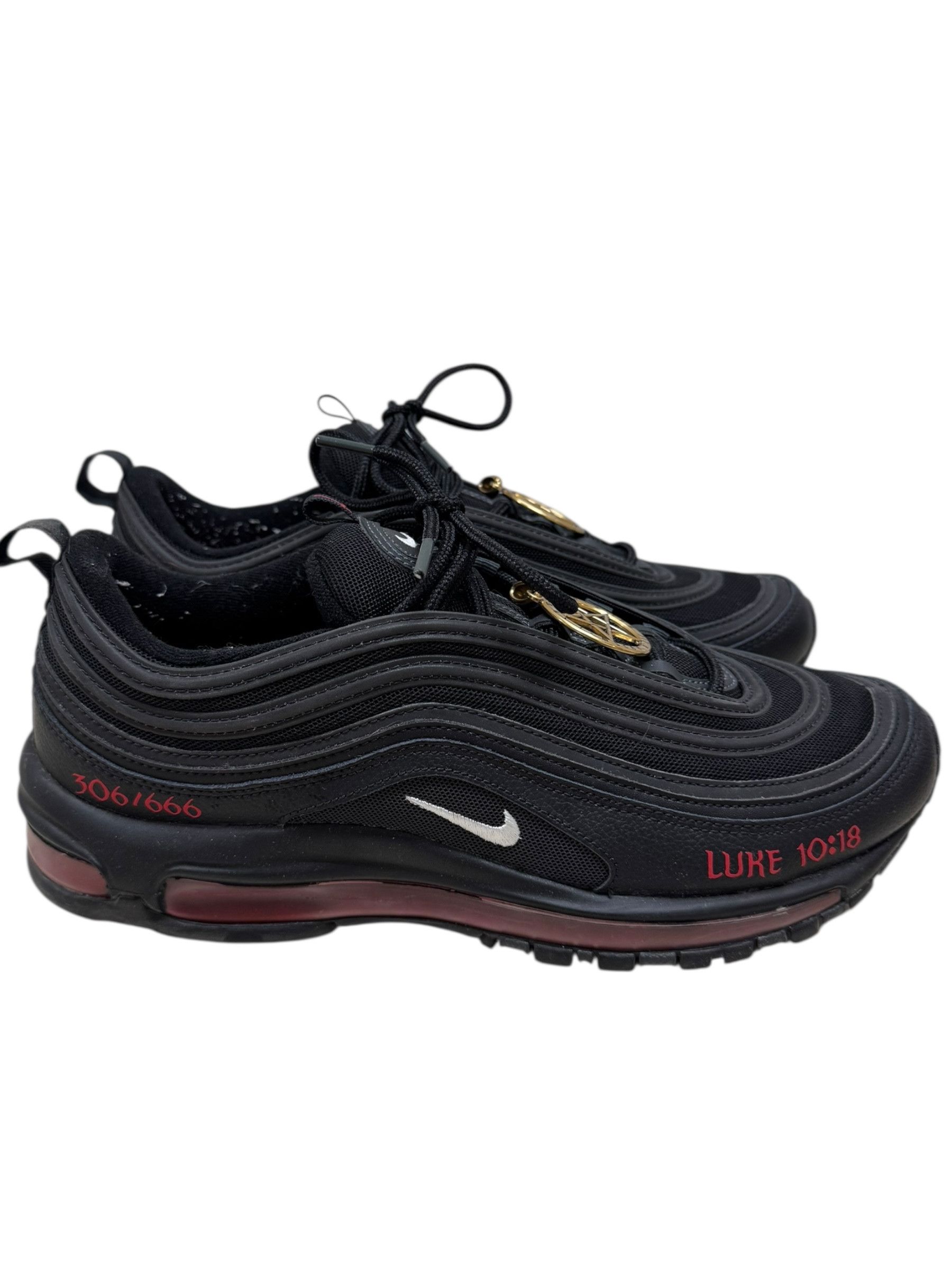 Nike Nike Mschf Lil Nas X Satan Black Air Max 97 Size US 10.5 / EU 43-44 - 1 Thumbnail