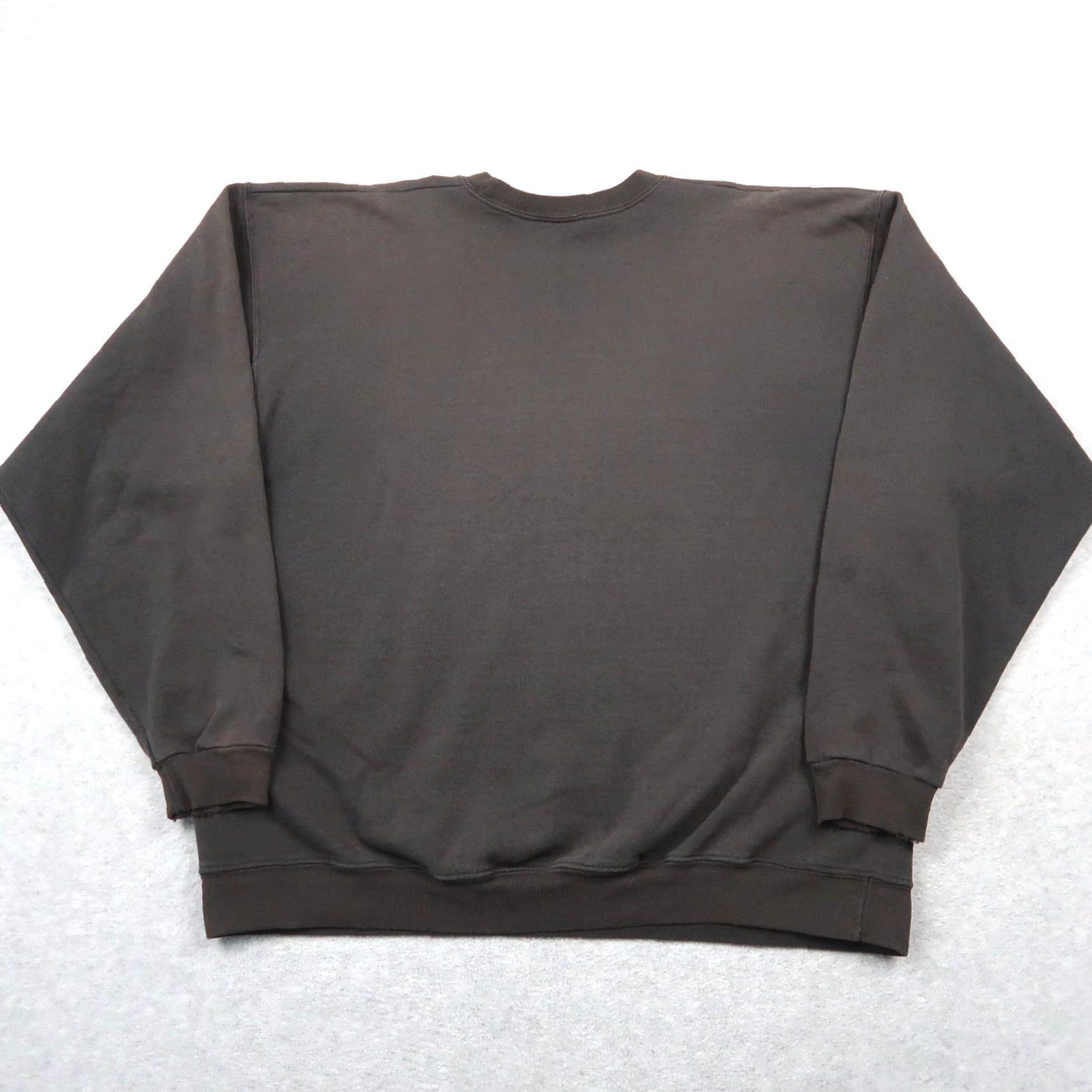 Guess VINTAGE Guess Jeans Sweatshirt Crewneck XL Black Distressed 90s Logo Mens Pullover Size US XL / EU 56 / 4 - 2 Thumbnail