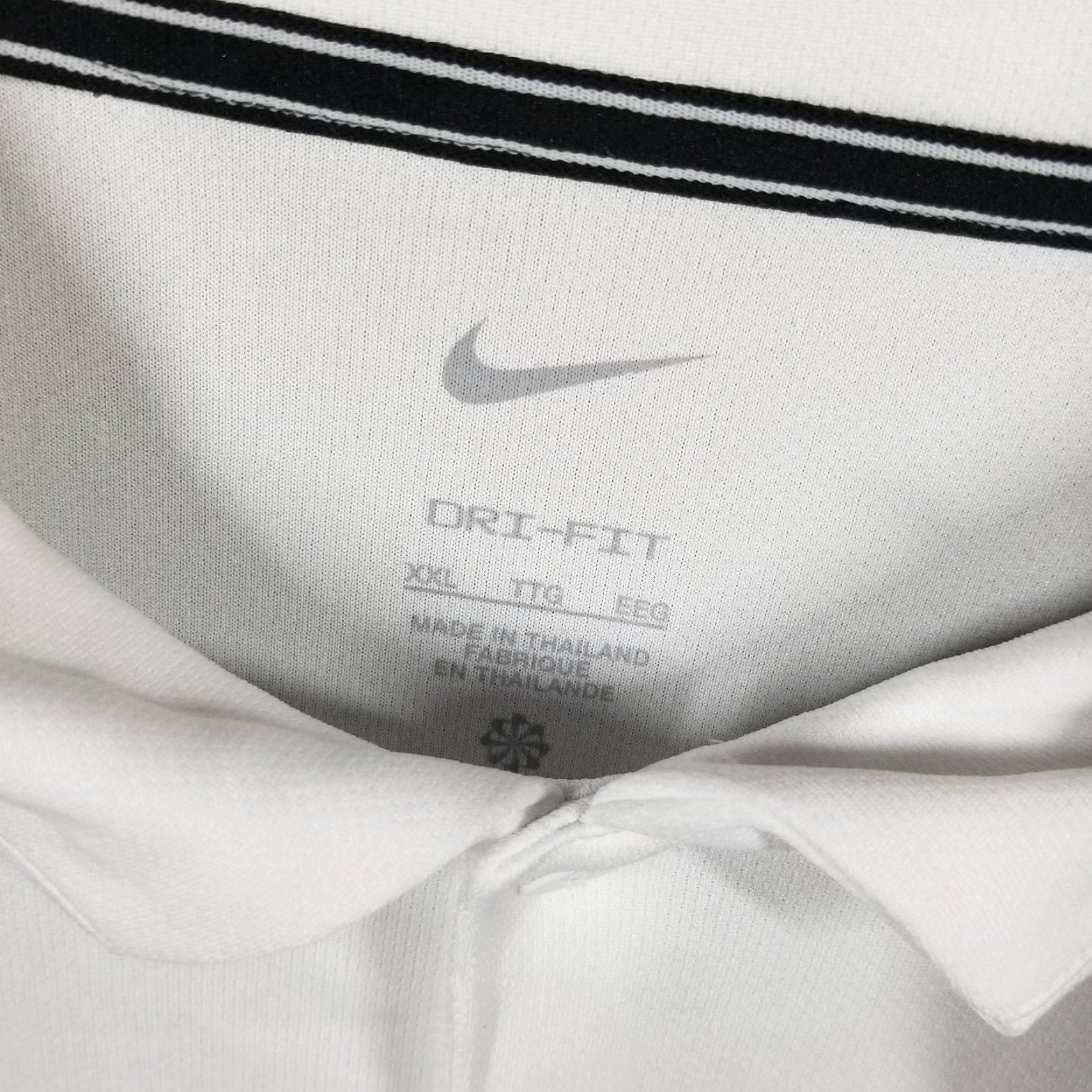 Nike NIKE Dri-FIT Court Victory Polo Shirt 2XL White Standard Fit Tennis Golf NWT Size US XXL / EU 58 / 5 - 2 Thumbnail