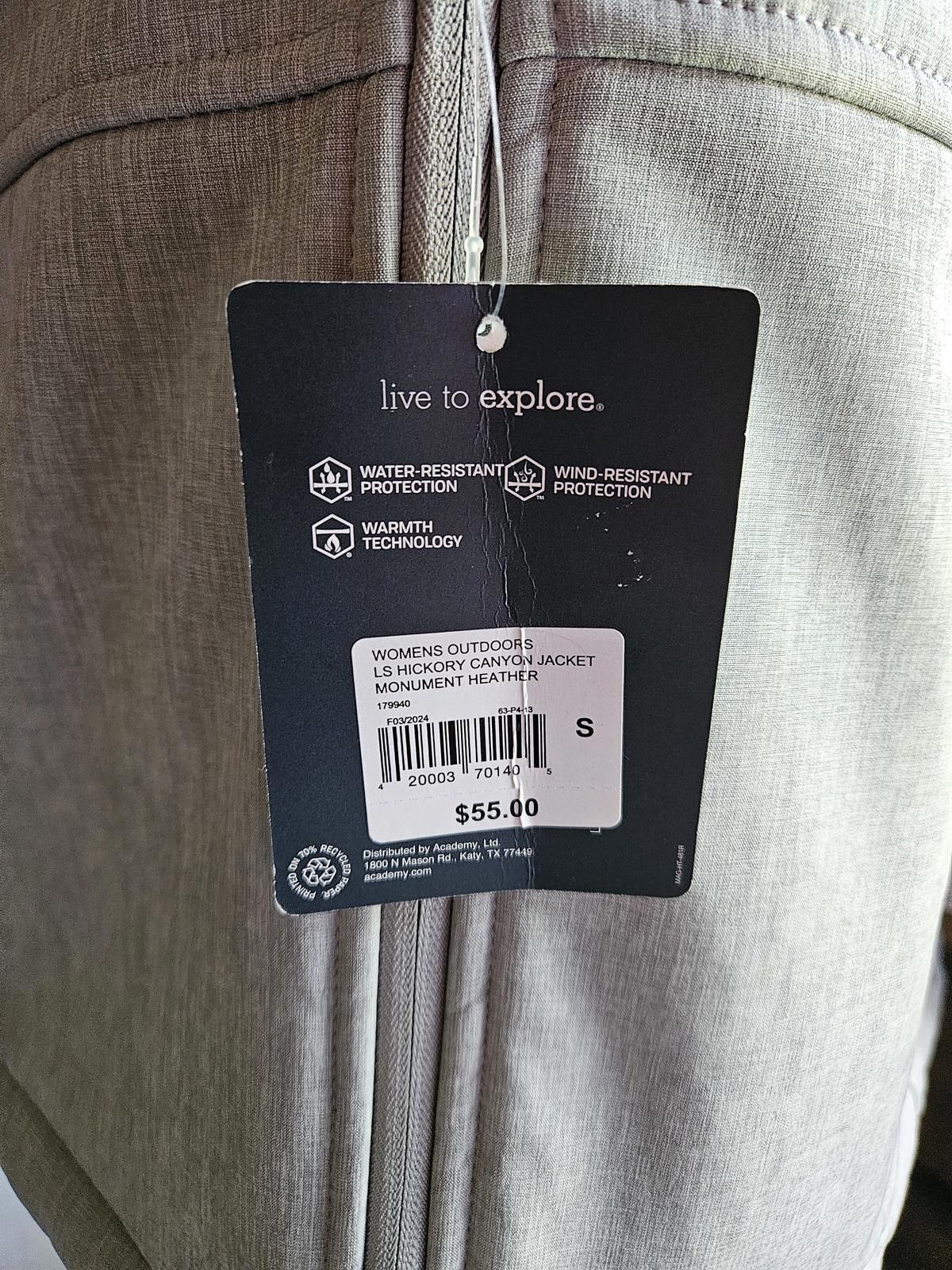 Designer Gray Magellan Jacket, light gray, NWT size small Size S / US 4 / IT 40 - 3 Thumbnail
