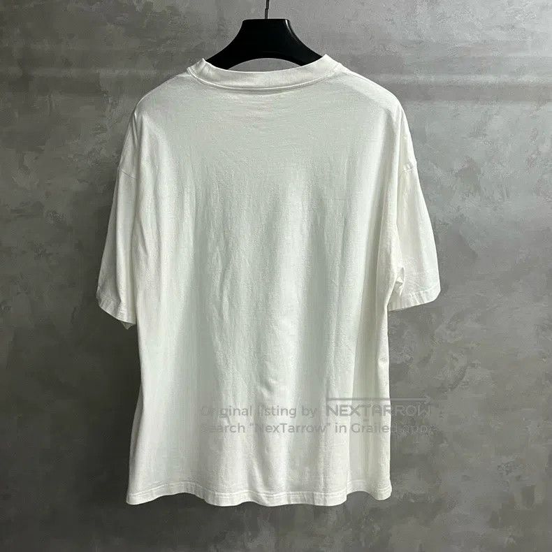 Balenciaga Balenciaga White printed T-shirt with round neck and short Size US XL / EU 56 / 4 - 2 Thumbnail