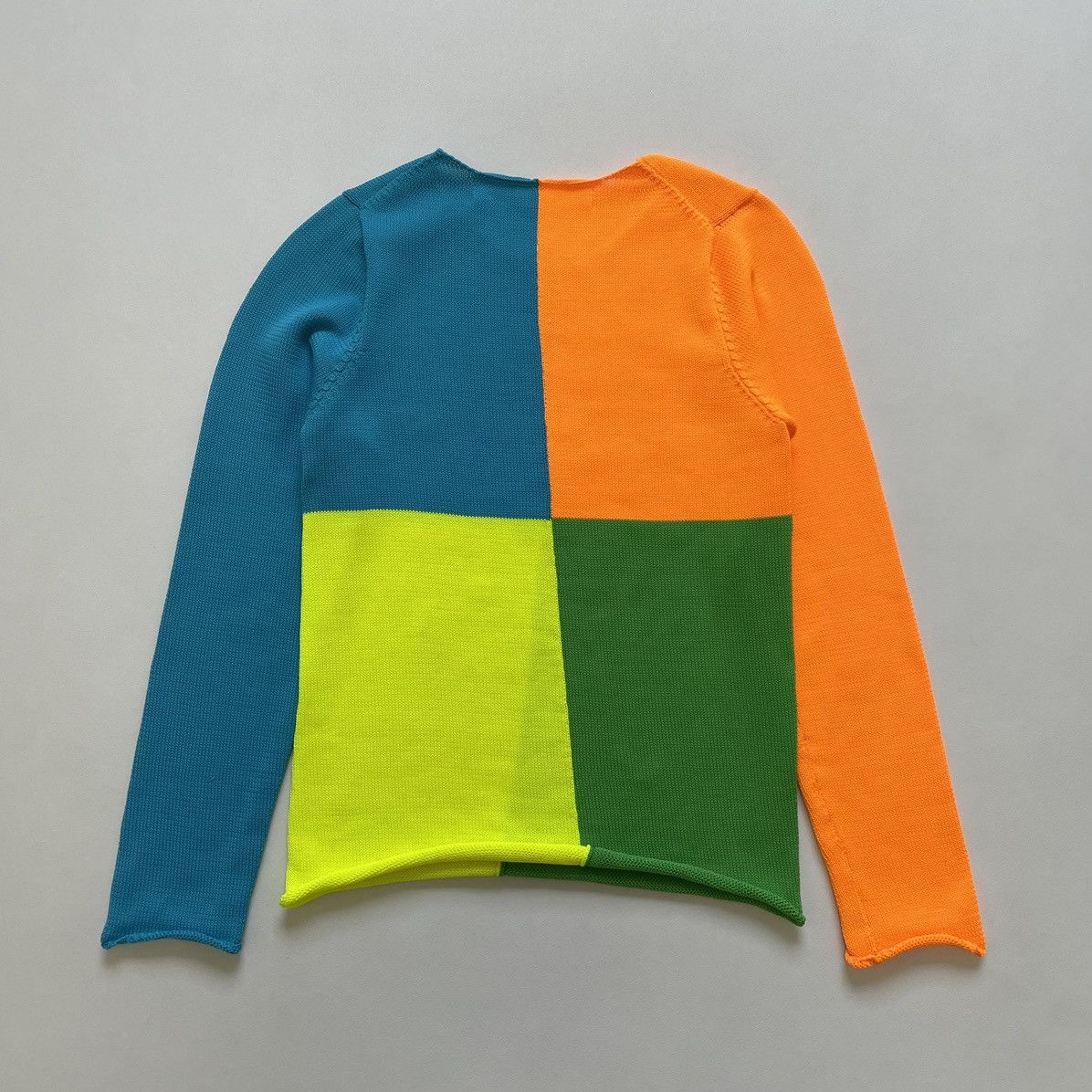 Comme des Garcons A/W 95 ‘Panelled Colour Block’ Knit Sweater Size M / US 6-8 / IT 42-44 - 14 Thumbnail