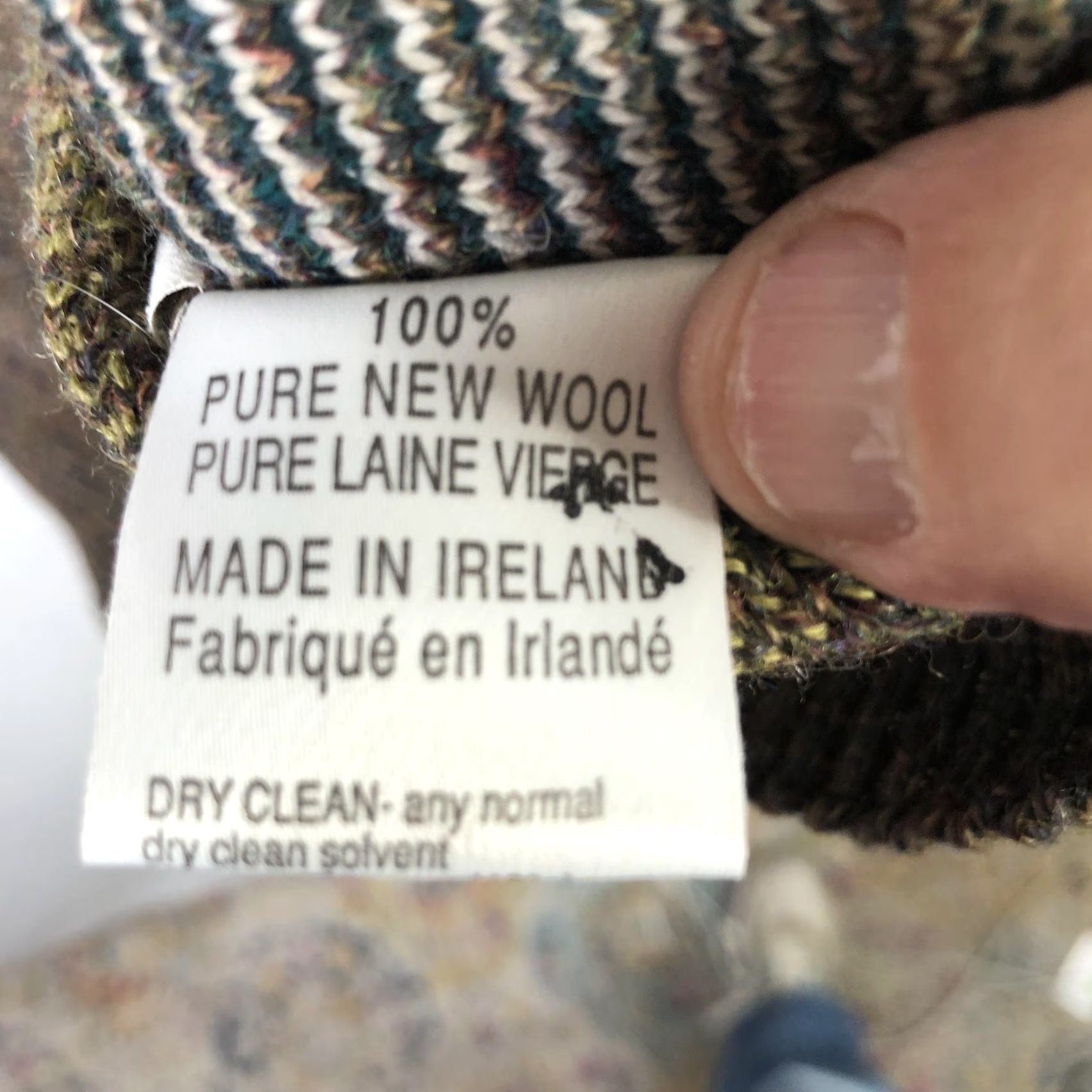 Vintage VINTAGE Glenbarra Sweater Crewneck Mens Large Brown Wool Geometric Ireland 90s Crew Neck Geometric Wool Ireland Mens Large Brown Size US XL / EU 56 / 4 - 6 Thumbnail