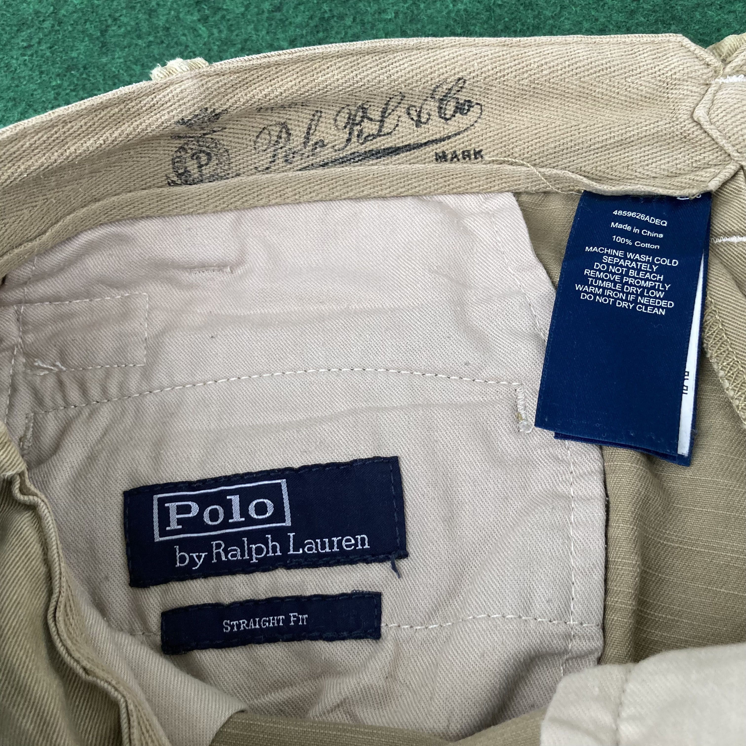 Polo Ralph Lauren × Ralph Lauren Vtg Polo Ralph Lauren Military Trousers Army Pant Jeans Size US 35 - 5 Thumbnail