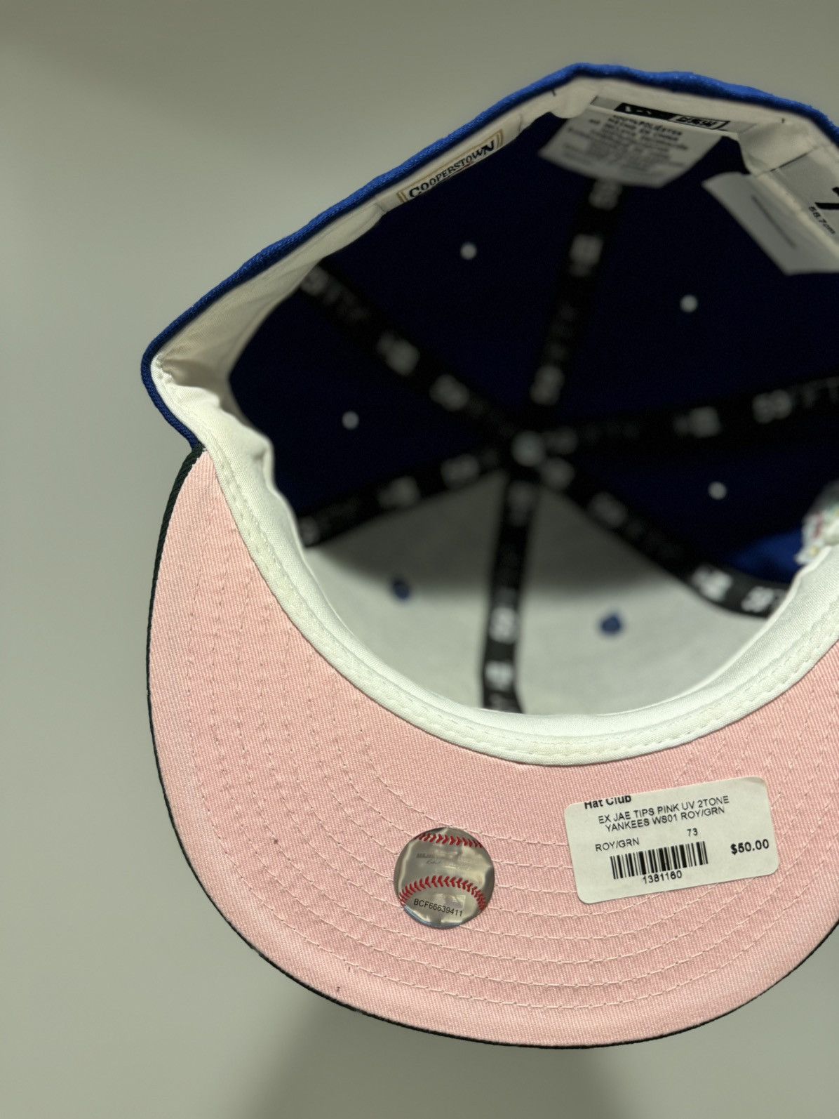 Hat Club × MLB × New Era Hatclub Exclusive Jae Tips New York Yankees blue pink UV Size ONE SIZE - 4 Thumbnail