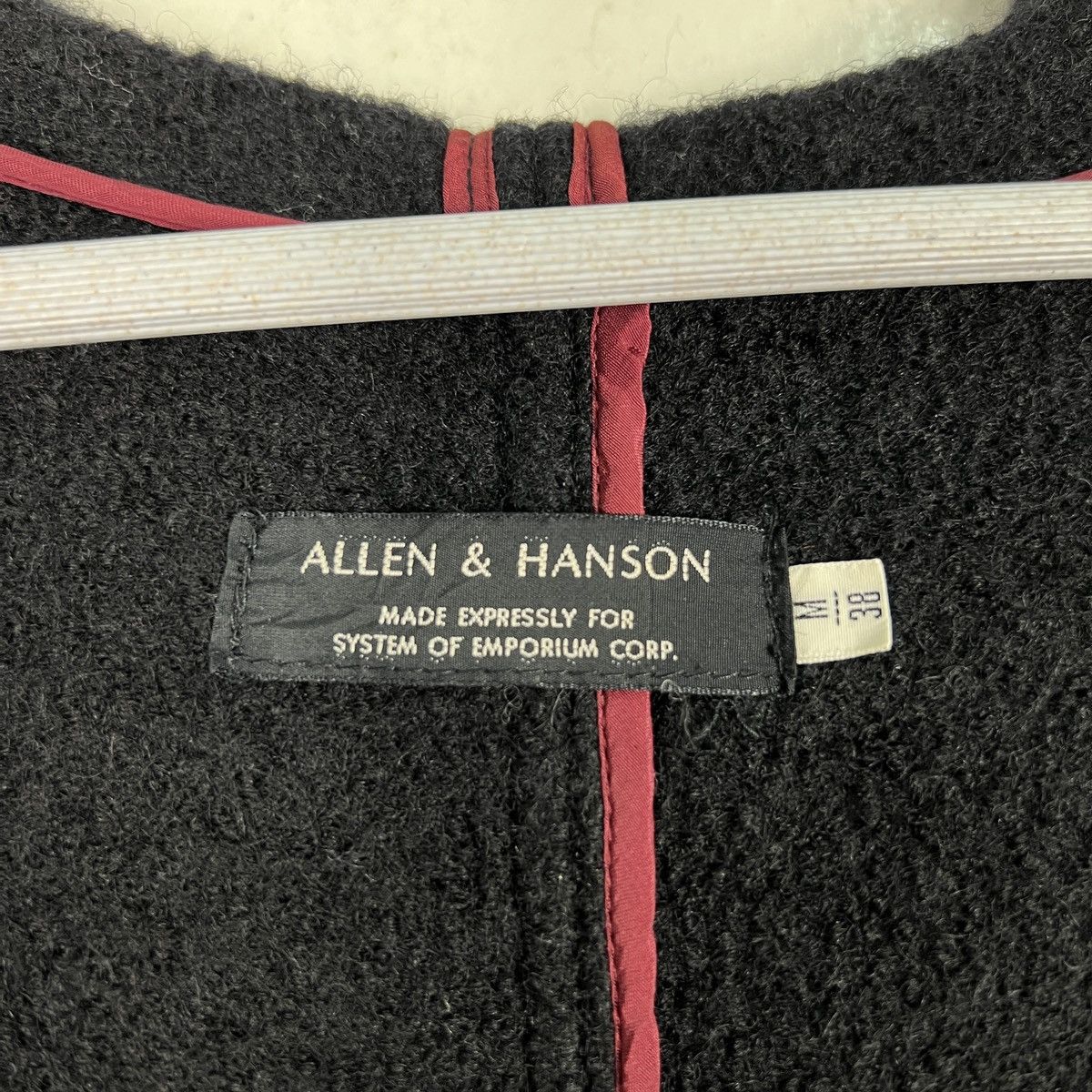 If Six Was Nine 🔥 ALLEN & HANSON WOOL 3 POCKET ASYMMETRICAL ZIPPER JACKET Size US M / EU 48-50 / 2 - 14 Thumbnail