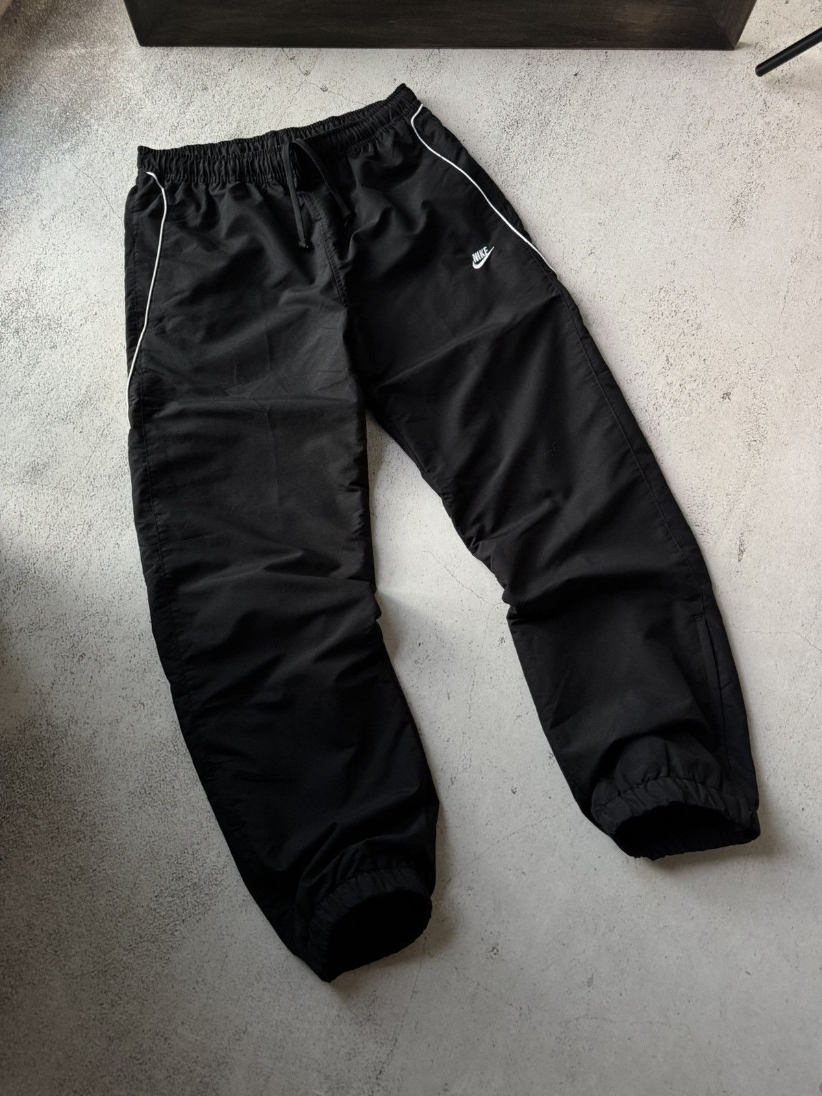 Nike Nike Vintage Drill UK Black Logo Nylon Pants Size US 32 / EU 48 - 3 Thumbnail