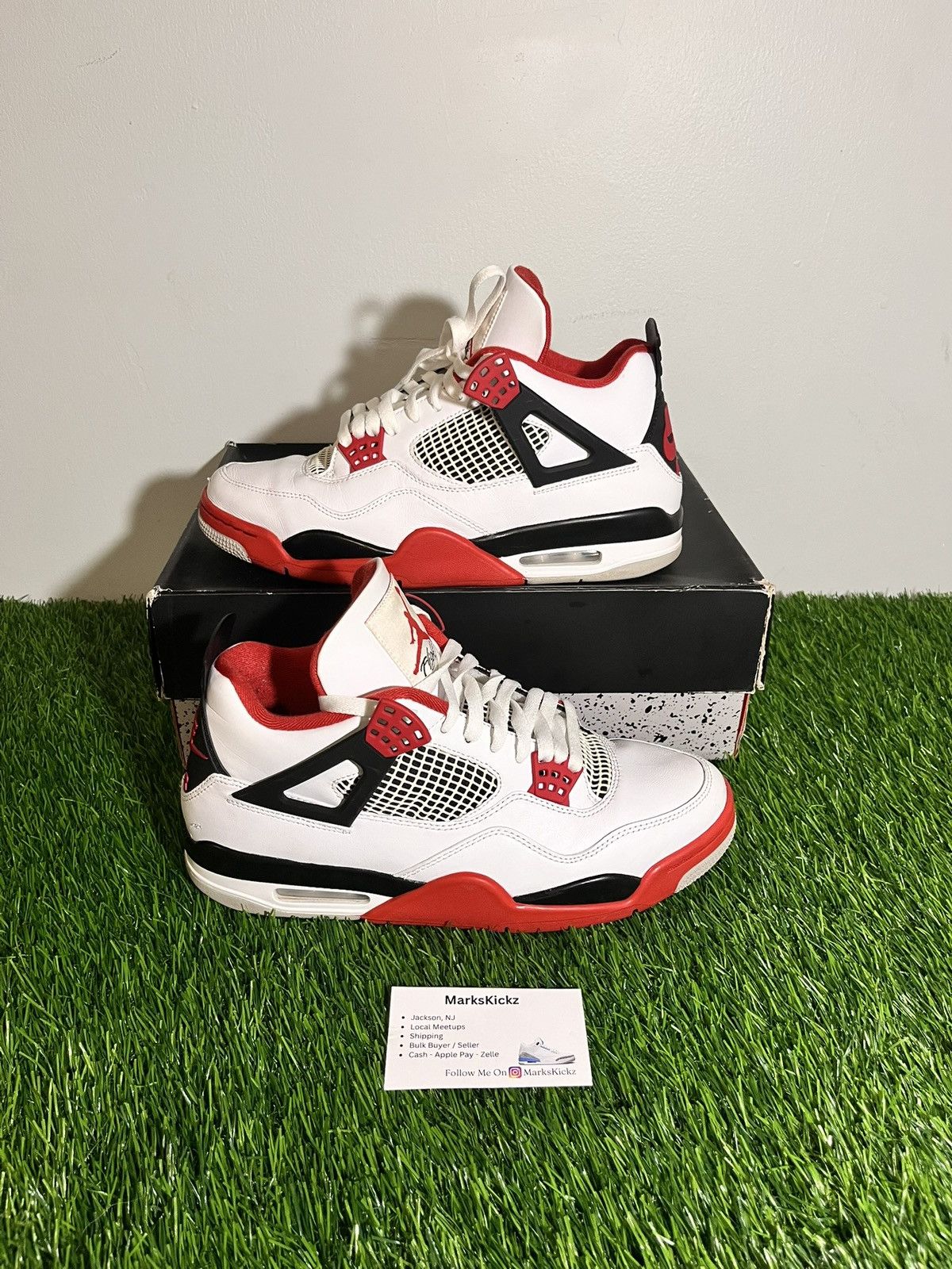 Jordan Brand air jordan 4 retro fire red size 10.5 Size US 10.5 / EU 43-44 - 1 Thumbnail