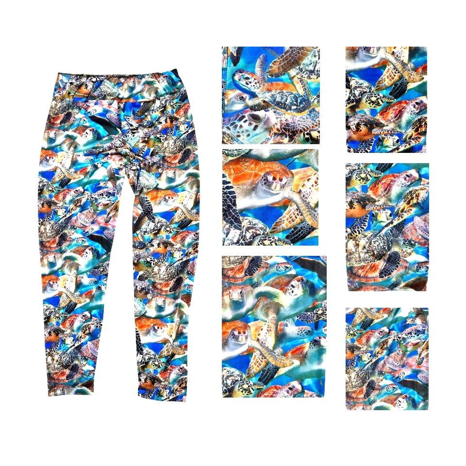 Other ArtSea Florida Keys Leggings XL Elastic Stretch High Waist P Size 30" / US 8 / IT 44 - 1 Thumbnail
