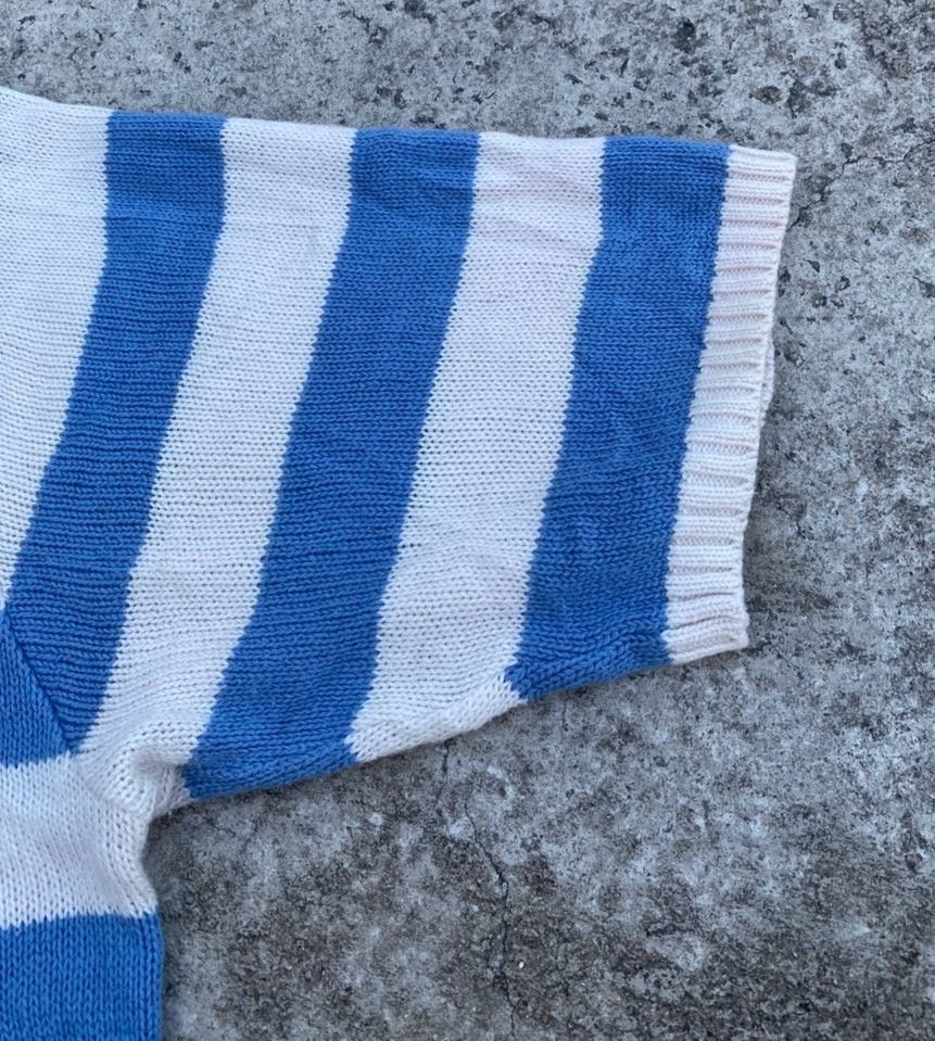 Lacoste Vintage Lacoste Stripe Knitwear Cardigan Size US L / EU 52-54 / 3 - 4 Thumbnail