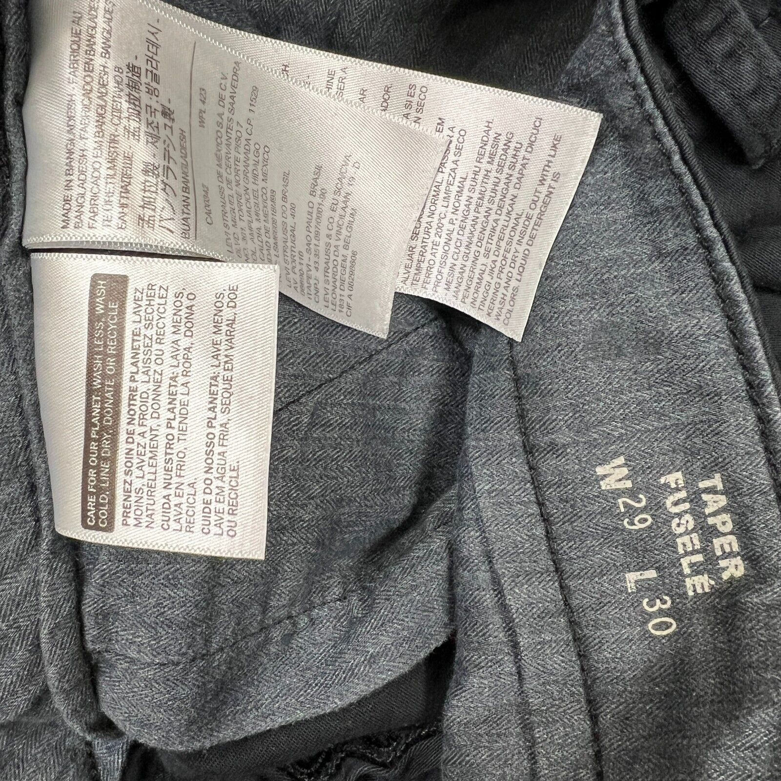 Levi's Levi's Pants 30x28 Taper Leg Casual Tactical Cargo Trousers Size US 30 / EU 46 - 9 Thumbnail