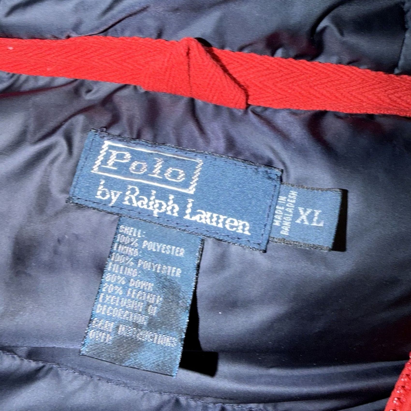 Polo Ralph Lauren VTG 90s Polo Ralph Lauren Feather Down Red Puffer Jacket XL Full Zip Ski Winter Jacket Size US XL / EU 56 / 4 - 5 Thumbnail
