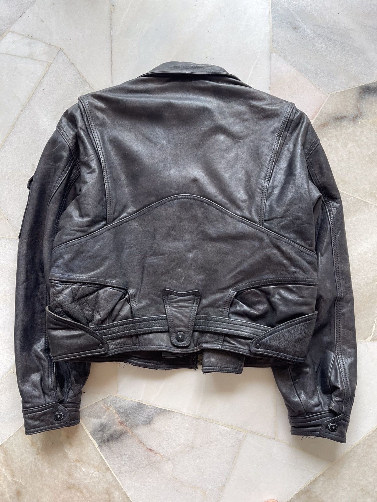 Kadoya Rare 90s Kadoya Leather Motorcycle Jacket Size US M / EU 48-50 / 2 - 14 Thumbnail