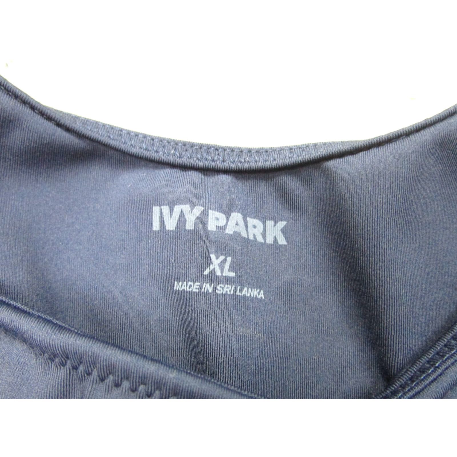 Ivy Park IVY PARK Sports Bra Womens XL Blue Yoga Running Support Stretch Gym Work out Size ONE SIZE - 3 Thumbnail