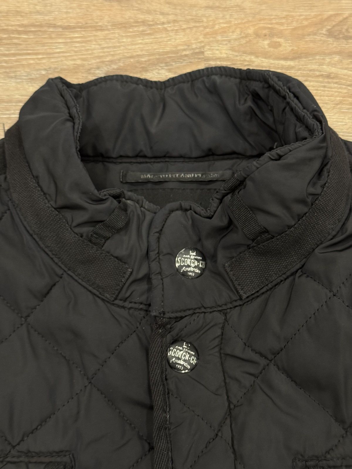 Scotch & Soda Scotch & Soda Military Diamond Quilted Jacket Size US M / EU 48-50 / 2 - 5 Thumbnail