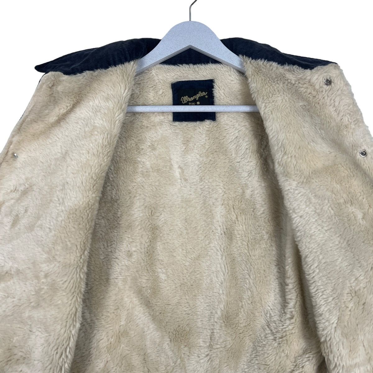 Vintage 🔥 VINTAGE WRANGLER CORDUROY SHEARLING TRUCKER JACKET Size US S / EU 44-46 / 1 - 12 Thumbnail