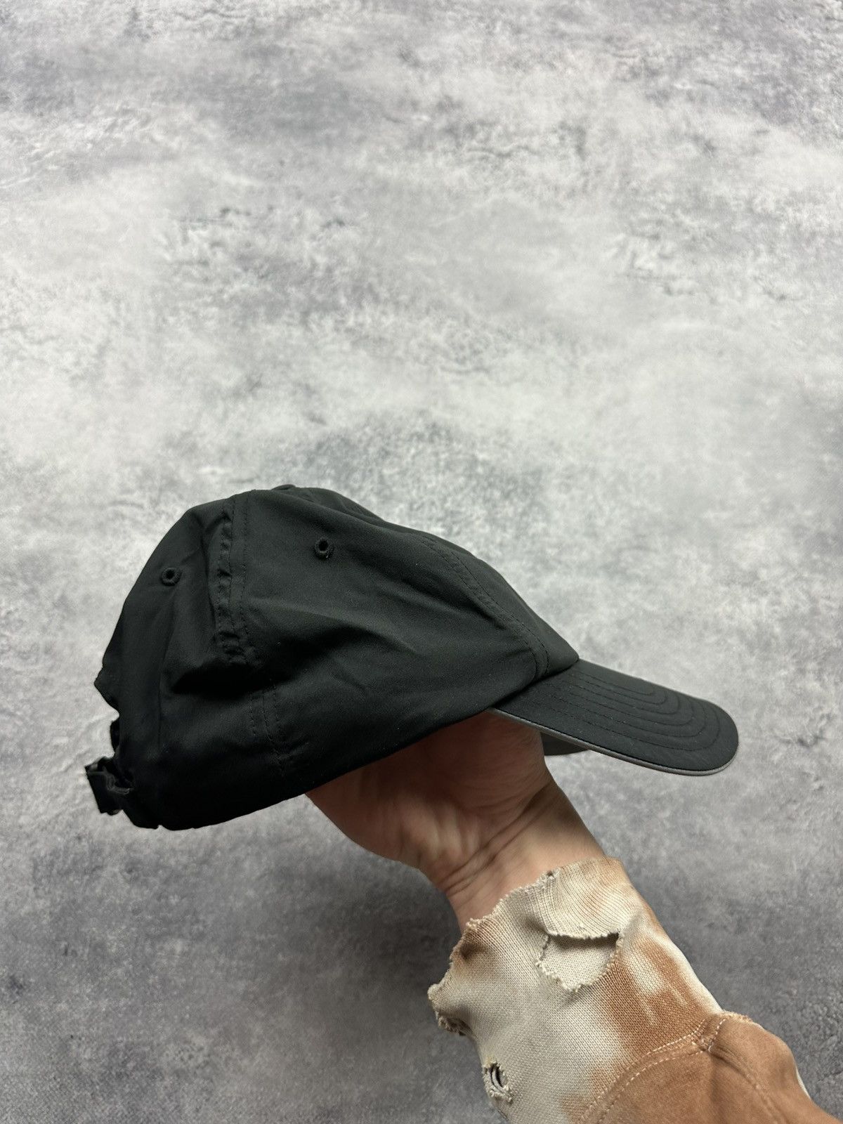 Adidas Vintage Adidas Centre Logo Mens Black Streetwear cap y2k hat Size ONE SIZE - 6 Thumbnail