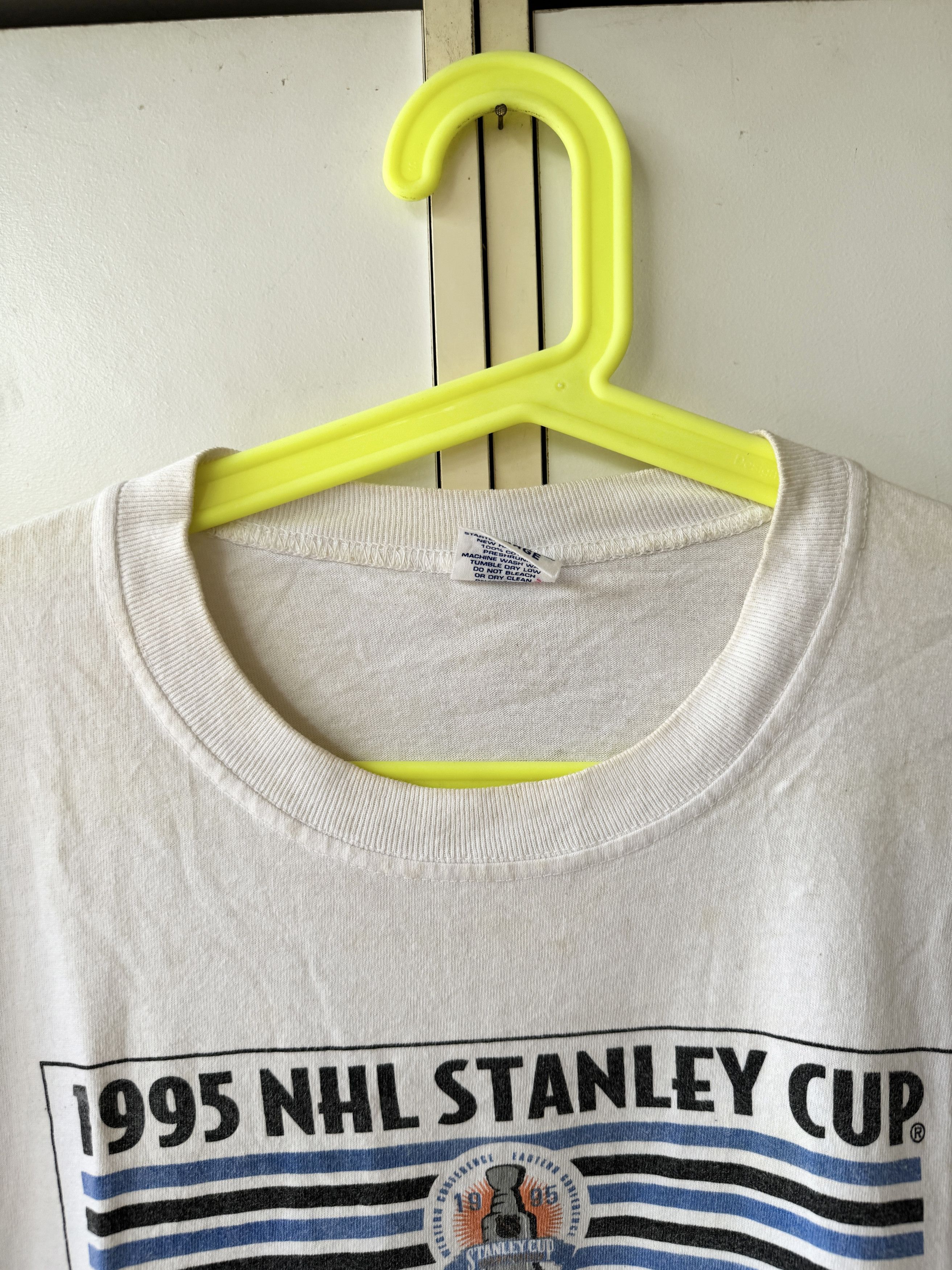 Starter × Vintage VINTAGE 1995 NHL STANLEY CUP STARTER T SHIRT Size US XL / EU 56 / 4 - 3 Thumbnail