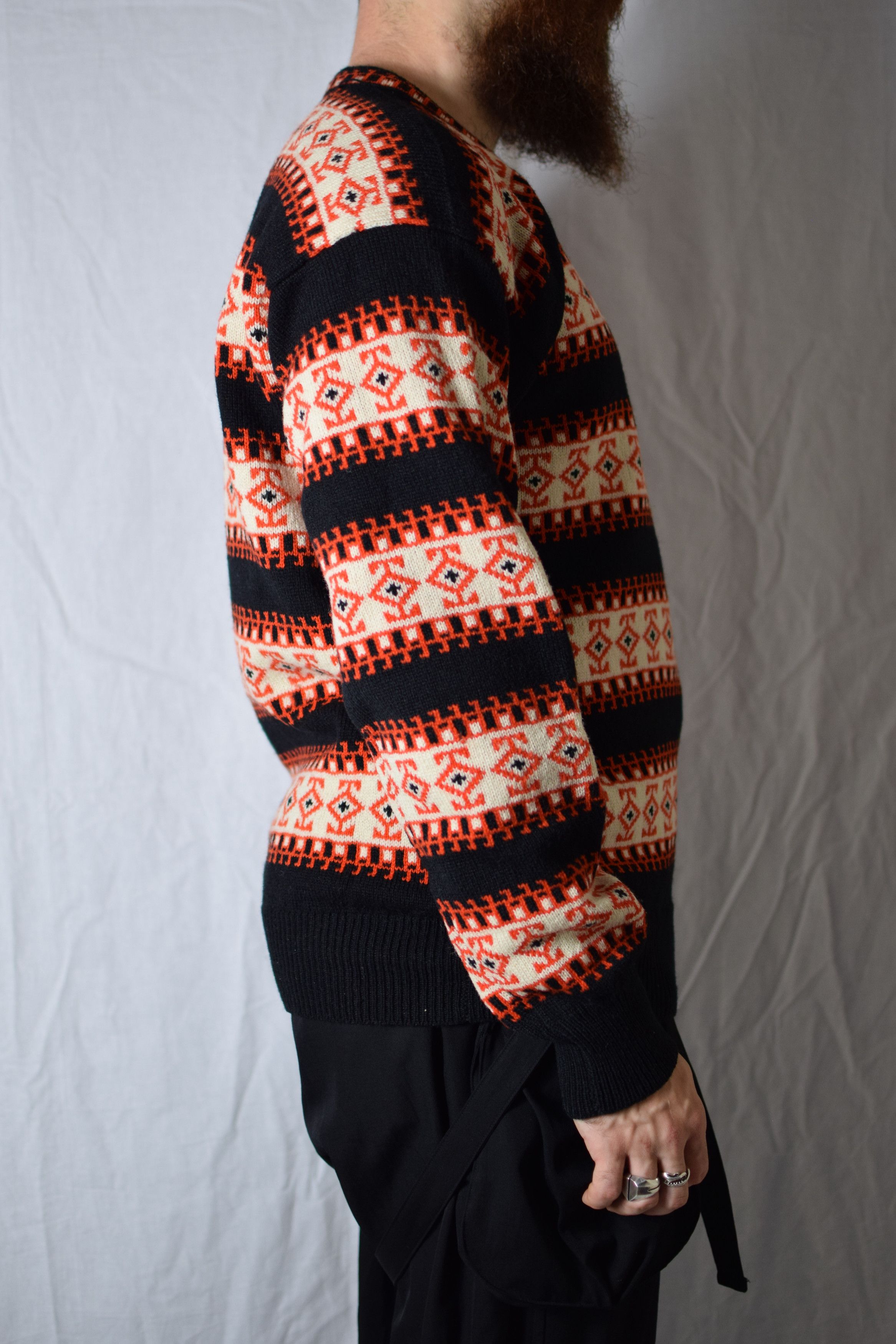 Yohji Yamamoto YYPH AW89 Ethnic Knit Size US L / EU 52-54 / 3 - 6 Thumbnail