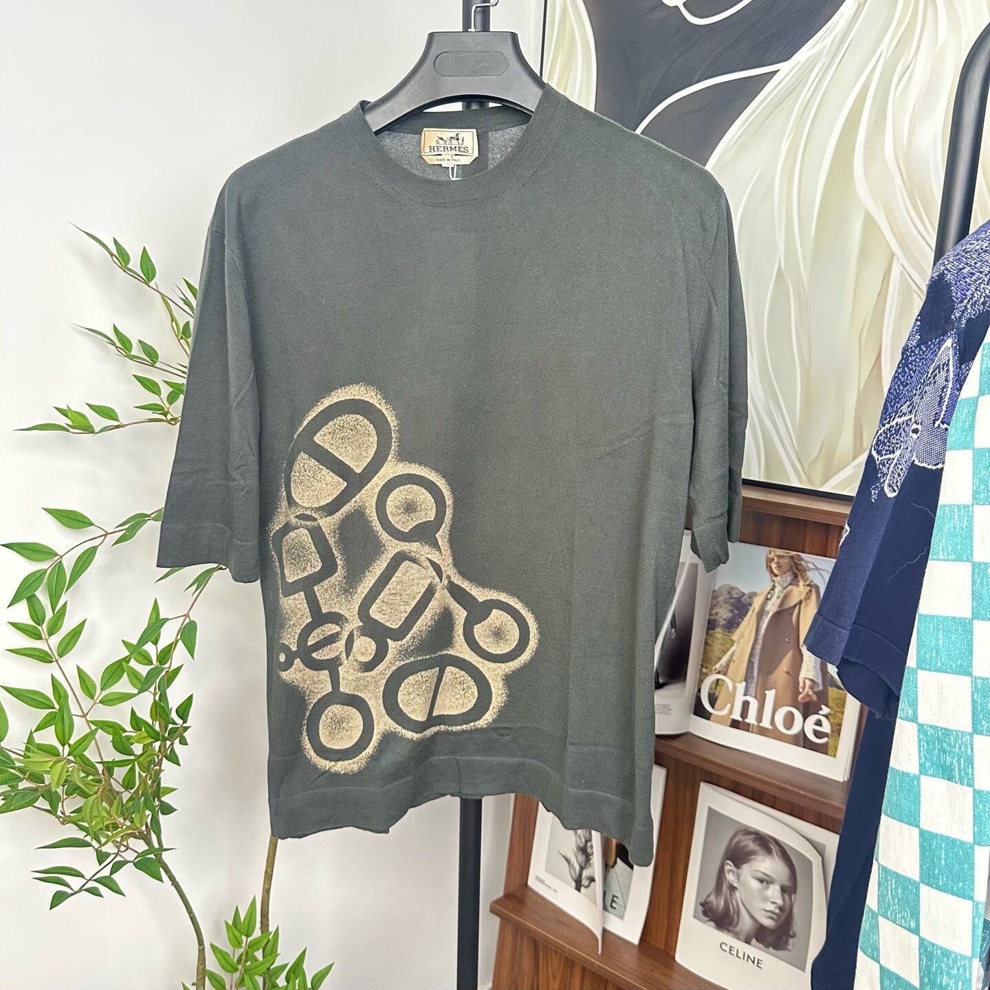 Hermes Hermes Printed T-Shirt M Women Size M / US 6-8 / IT 42-44 - 1 Thumbnail