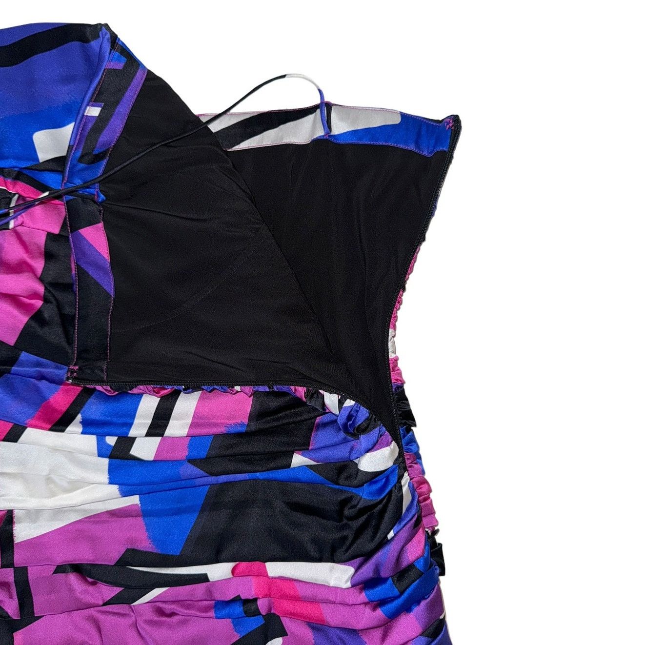 Retrofete Retrofete Elsie Graffiti Pleated Micro Mini Dress Multi Sz M Size M / US 6-8 / IT 42-44 - 9 Thumbnail
