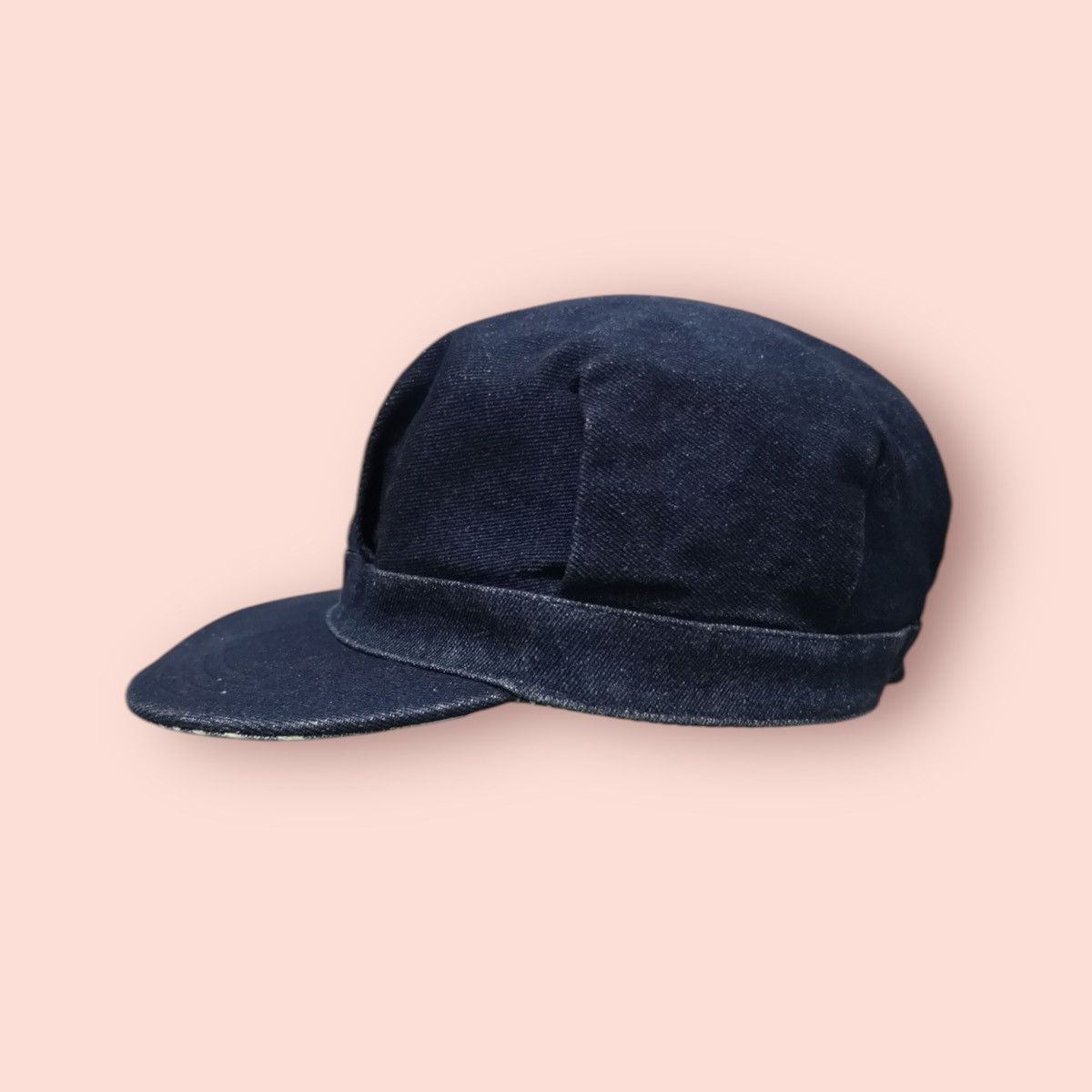 Japanese Brand × Vintage RARE REVERSIBLE DENIM/HICKORY STRIPES WORKER HAT JAPAN Size ONE SIZE - 21 Thumbnail