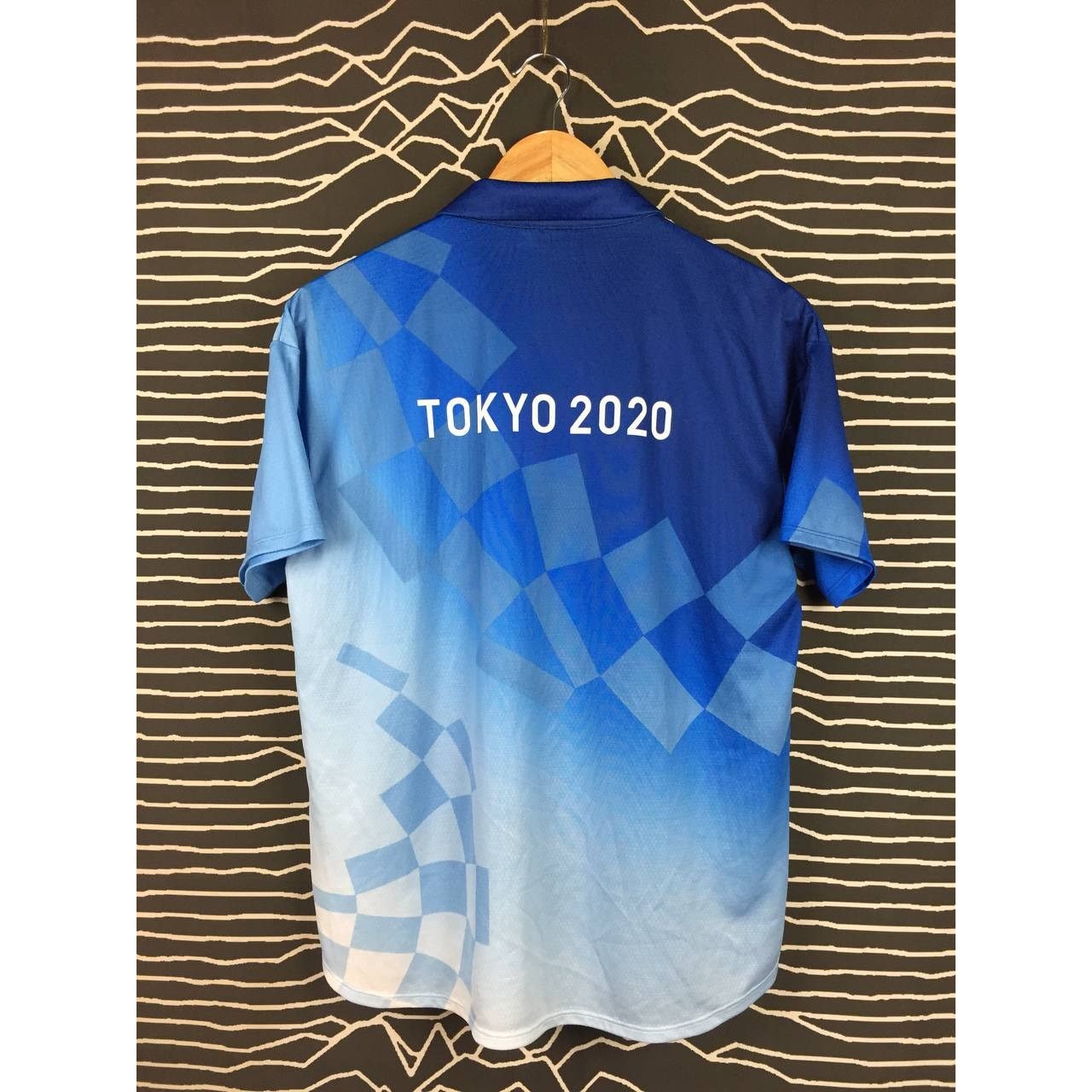 Asics × Vintage Asics Tokyo 2020 Olympic Volunteer Staff Activewear Polo Tee Size US M / EU 48-50 / 2 - 6 Thumbnail