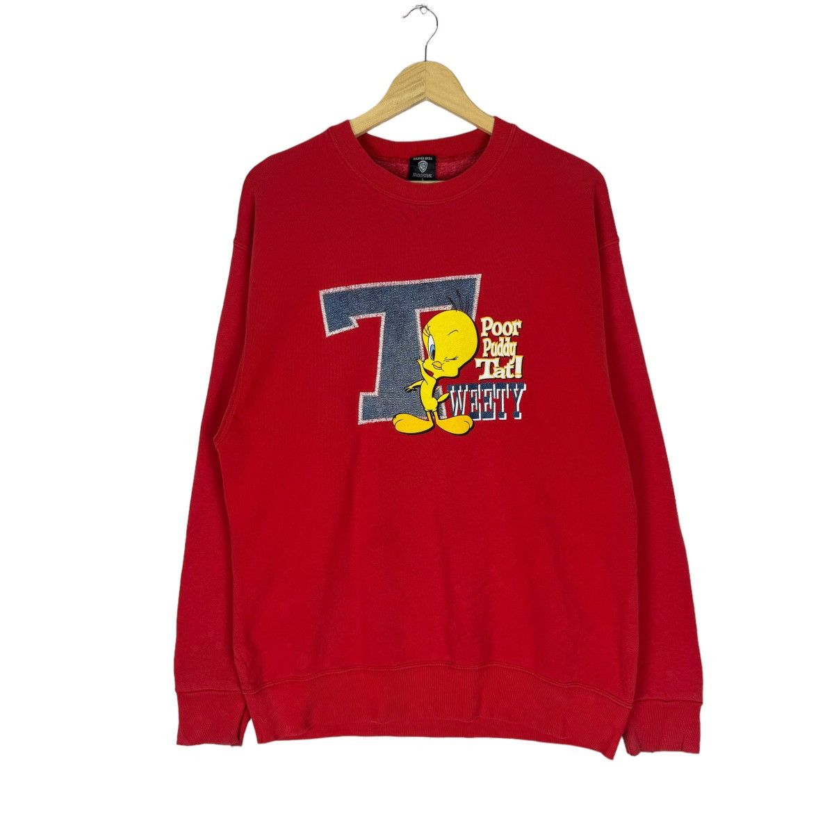 Cartoon Network ⚡️VINTAGE 90s TWEETY LOONEY TUNES SWEATSHIRT CREWNECK Size US L / EU 52-54 / 3 - 1 Thumbnail