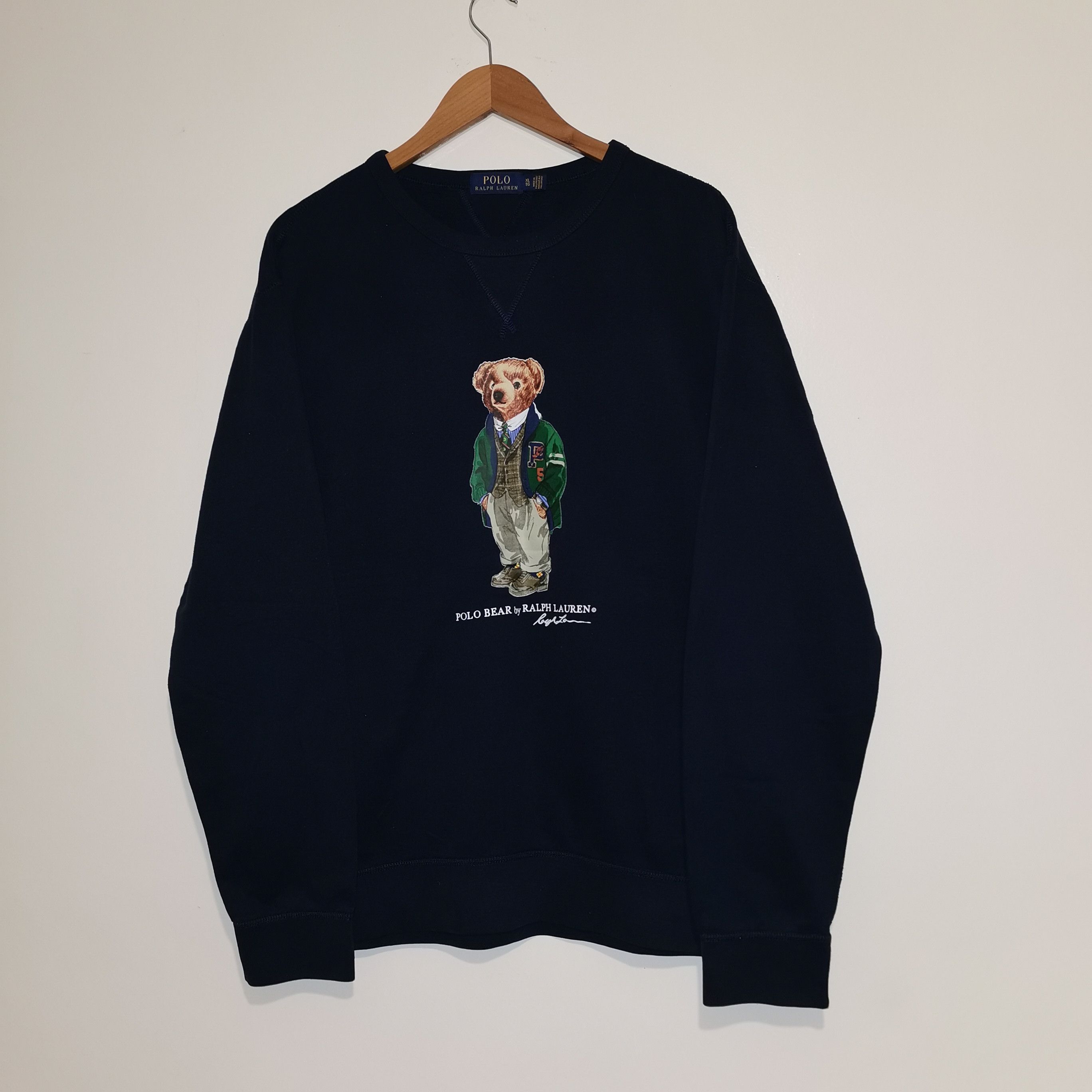 Very rare Polo bear by Ralph lauren university sweater