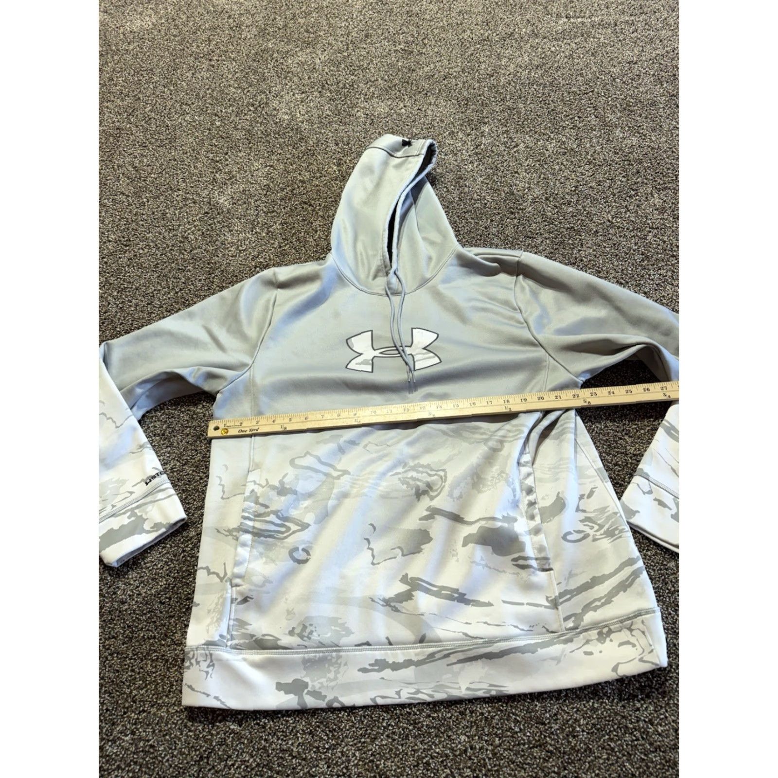Under Armour Under Armour Hoodie Mens Pullover L Gray Storm Loose Fit Drawstring Regular 11 Size US L / EU 52-54 / 3 - 6 Thumbnail